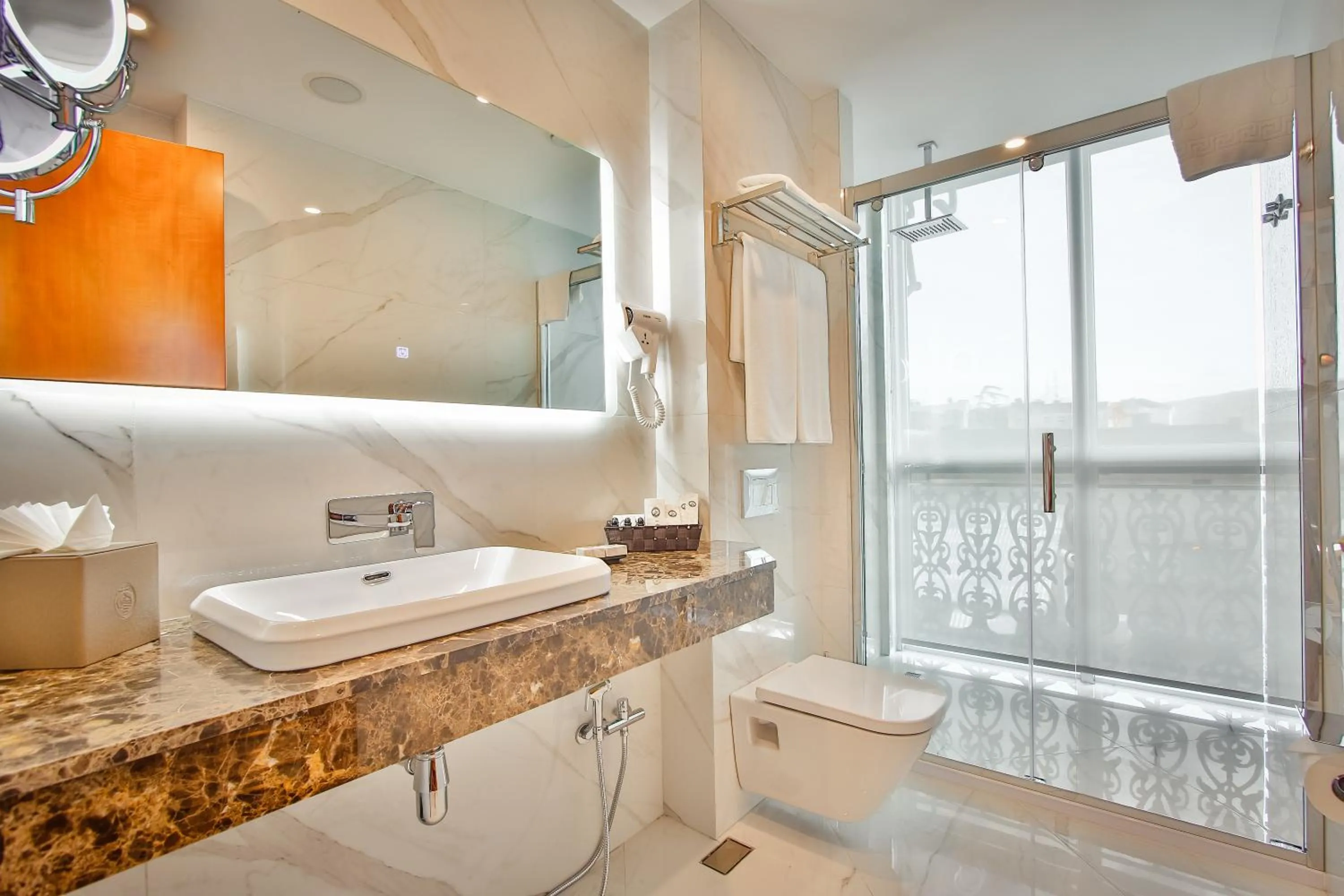 Shower in New Tiflis Hotel