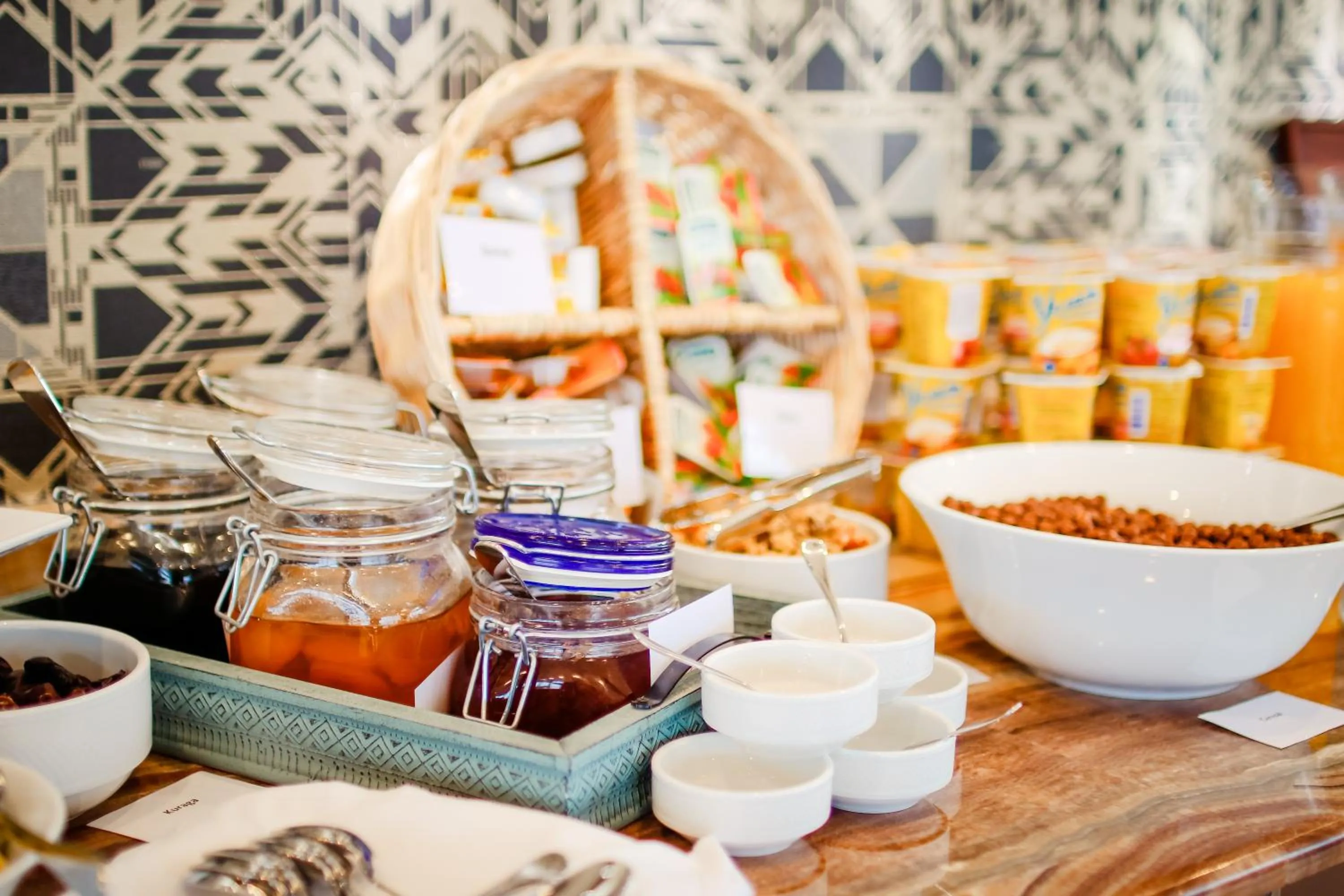 Food and drinks in New Tiflis Hotel