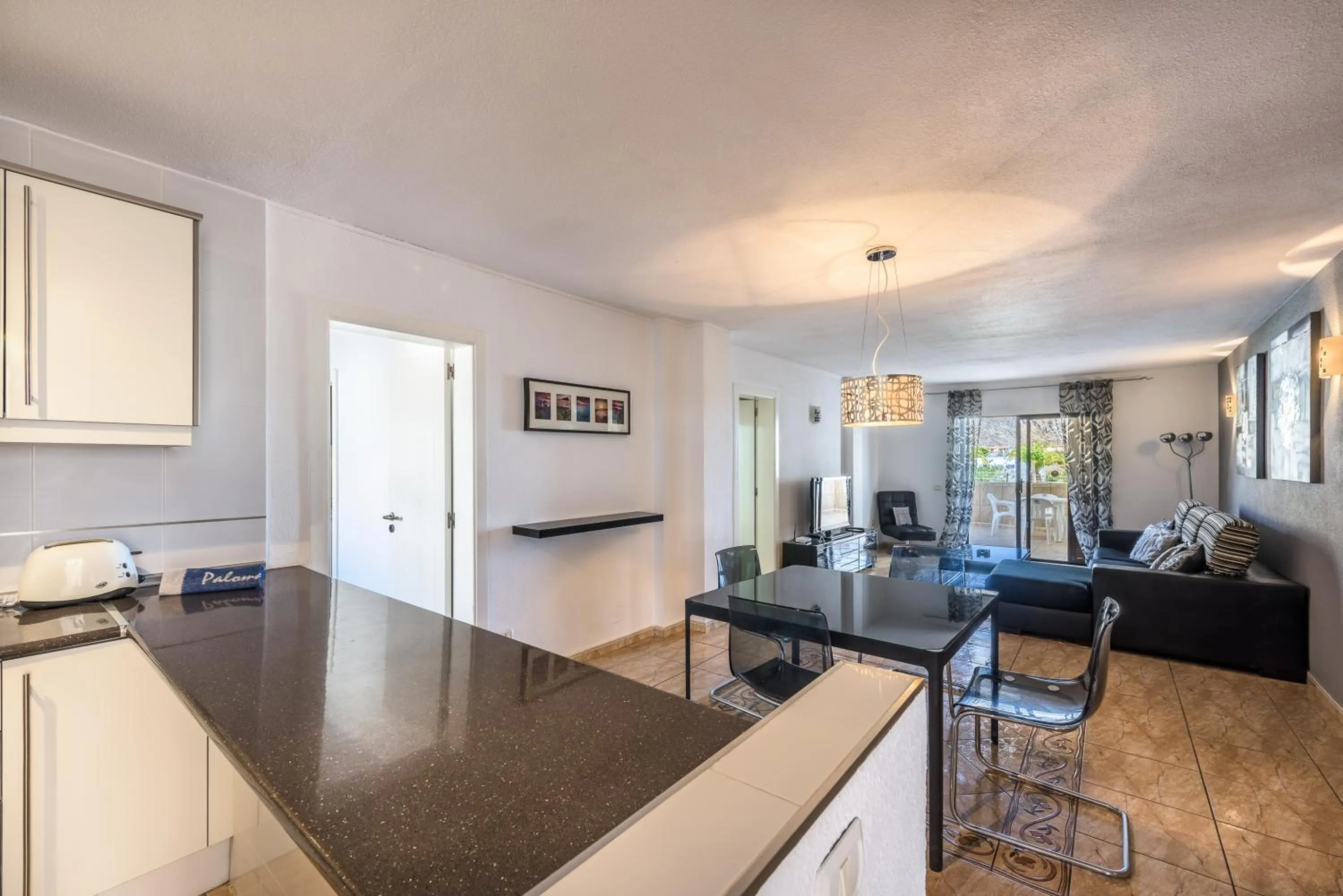 Living room in Paloma Beach Apartments