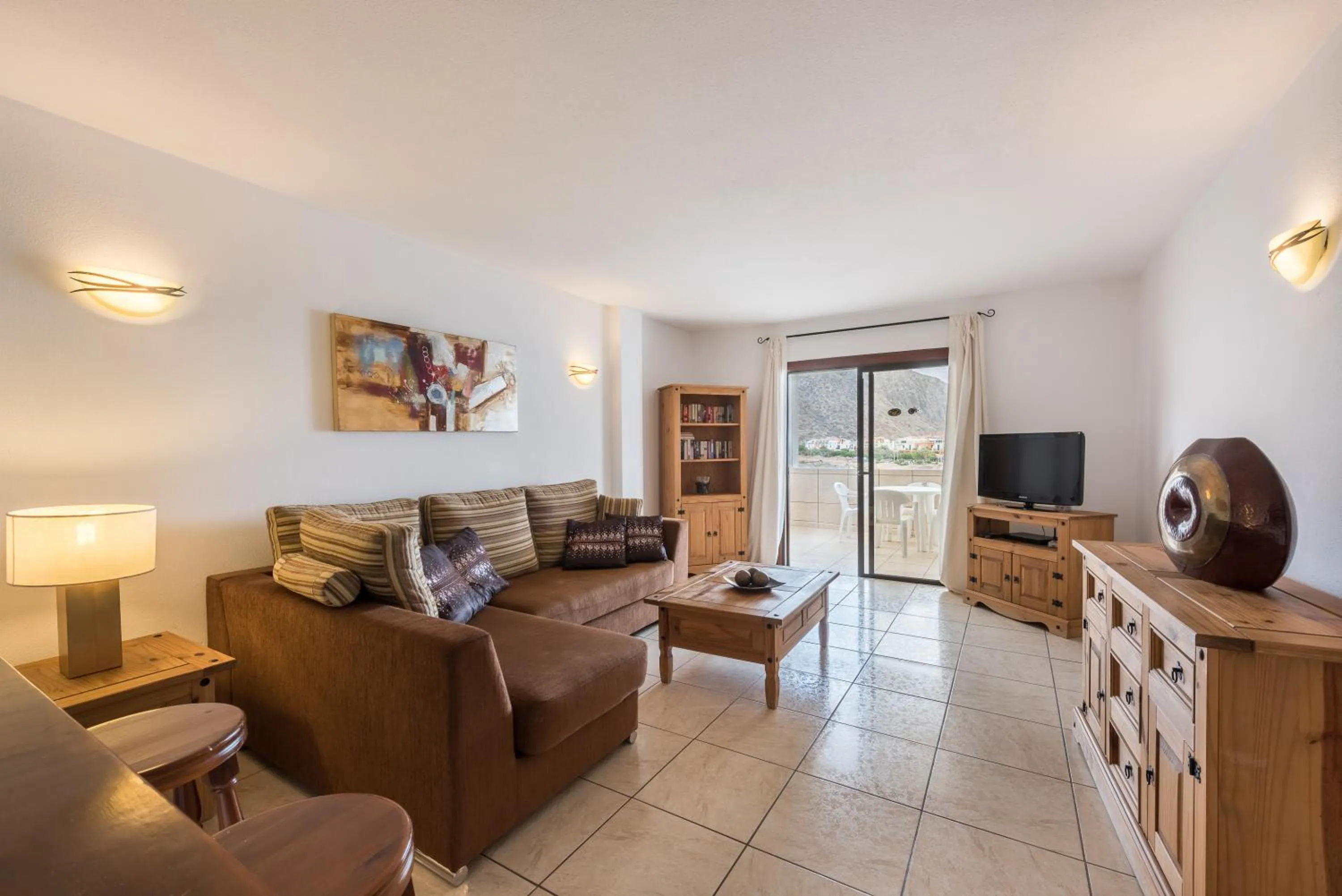Living room in Paloma Beach Apartments