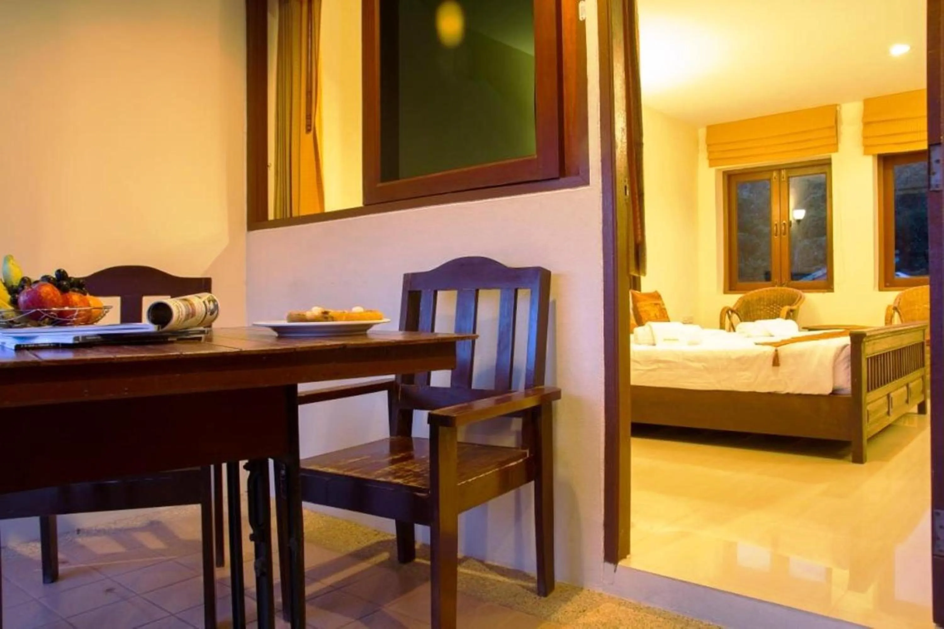 Balcony/Terrace, Bed in Hathai House