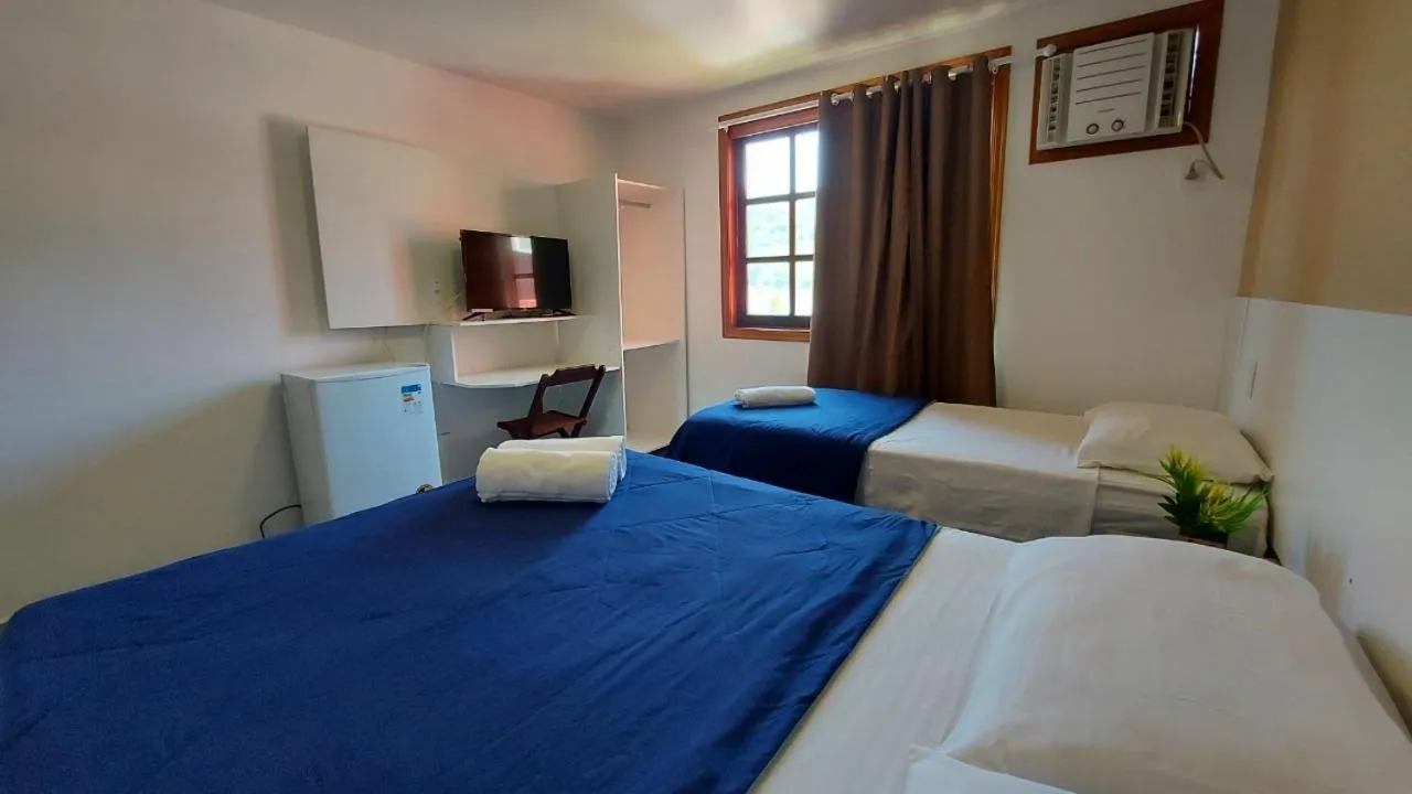 Bed in Itacuruçá Inn