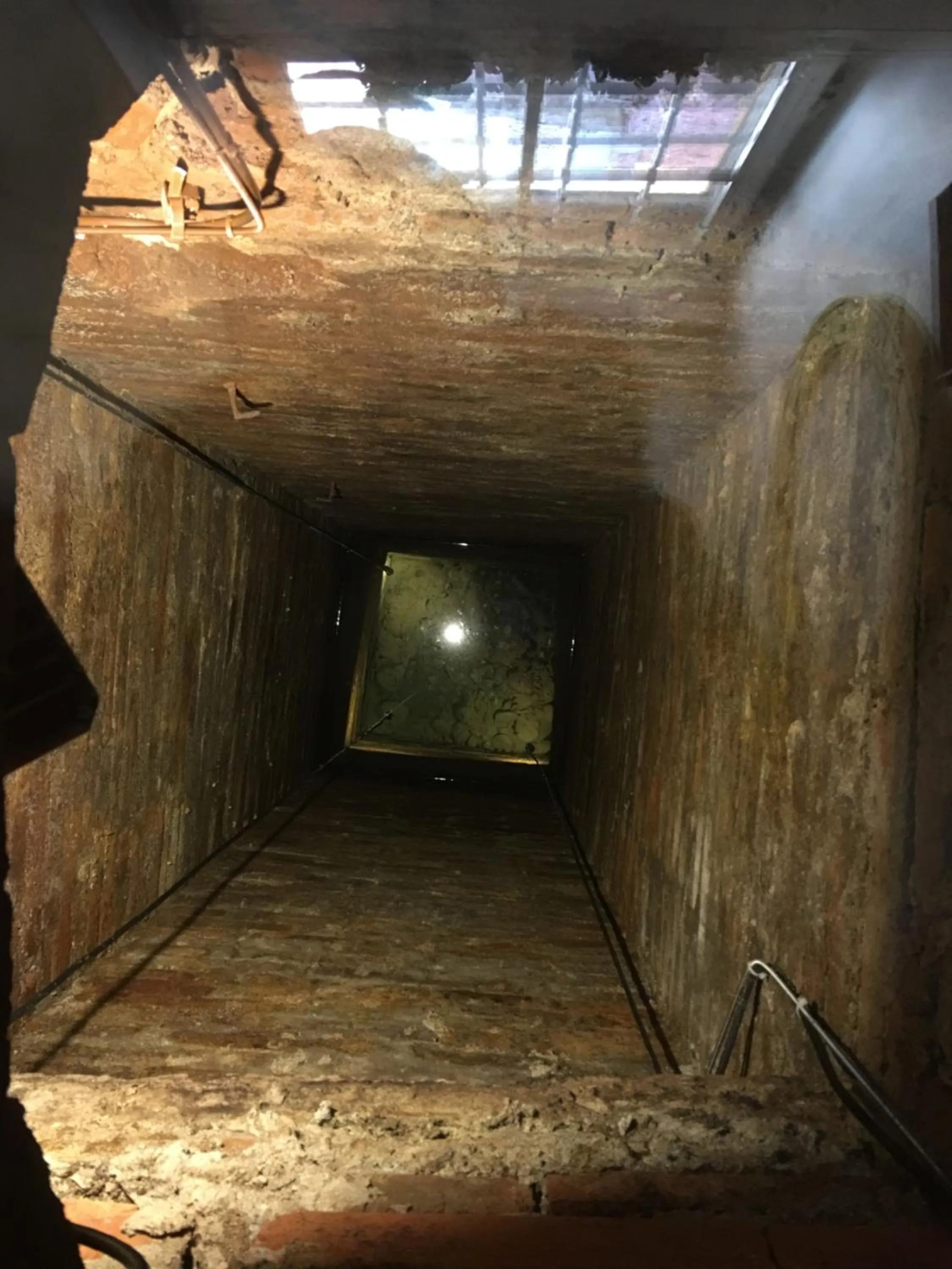 On site in Il Pozzo di Santa Zita