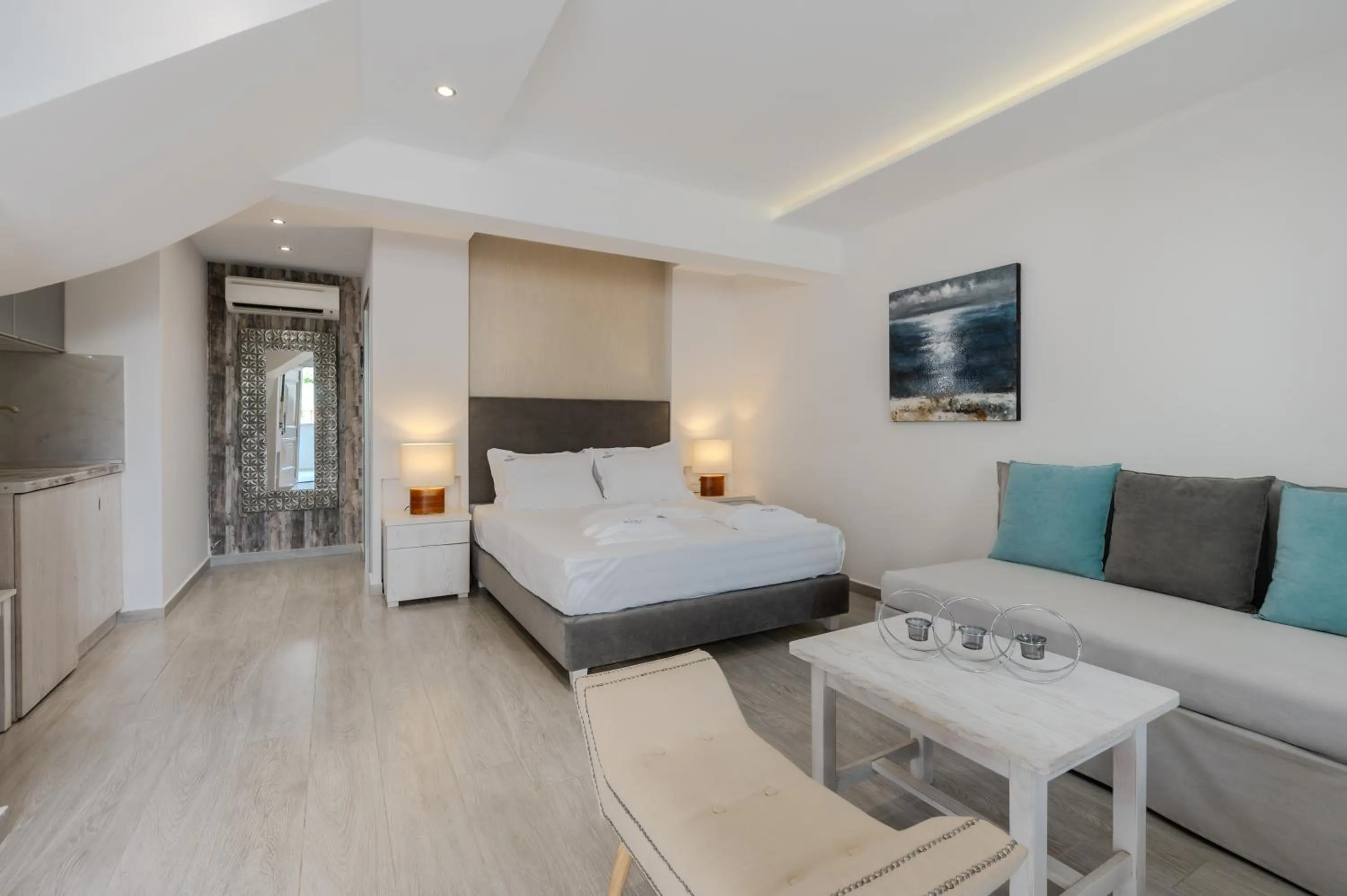 Bed in Metsikas Residence