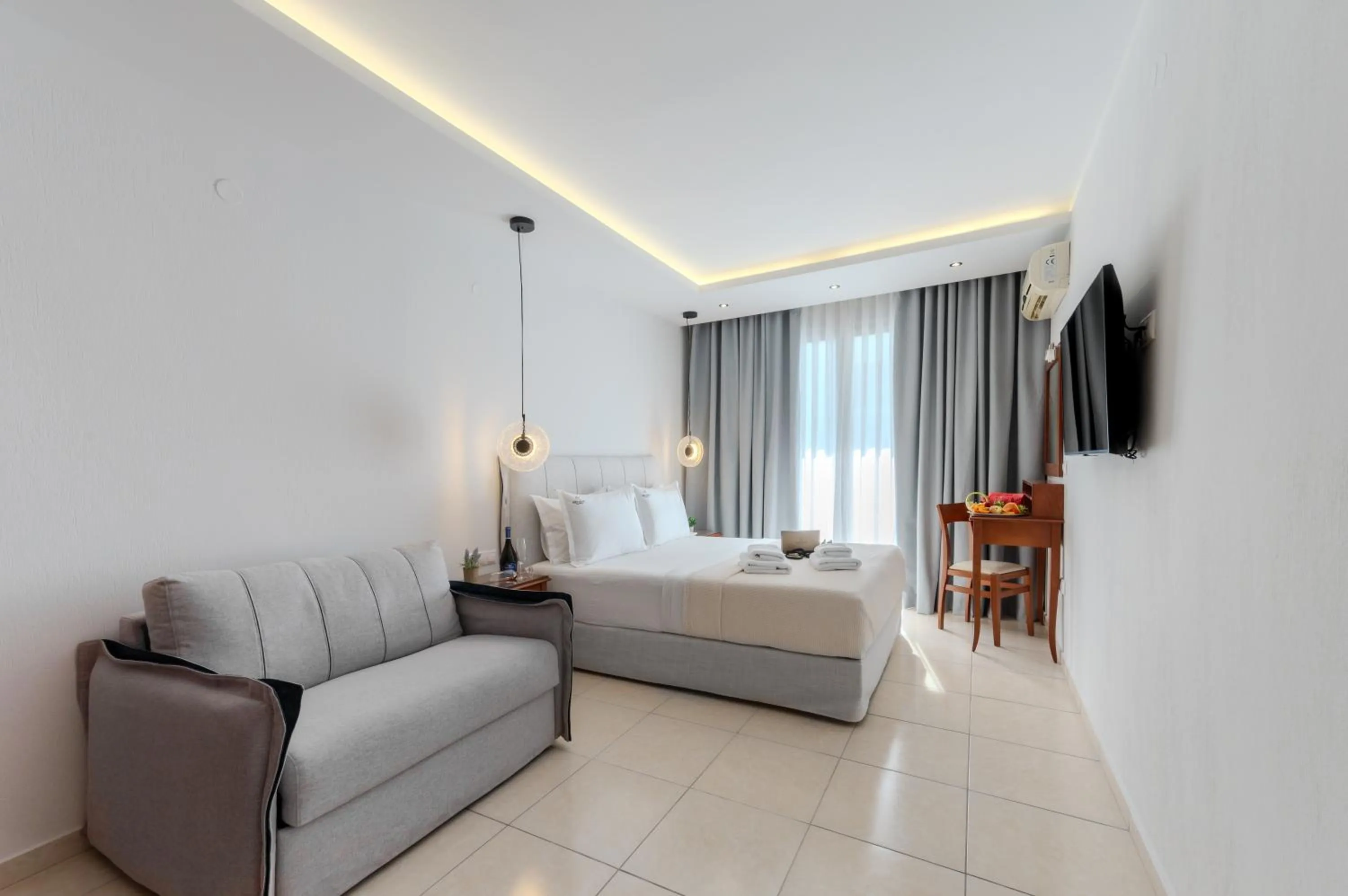 Bed in Metsikas Residence