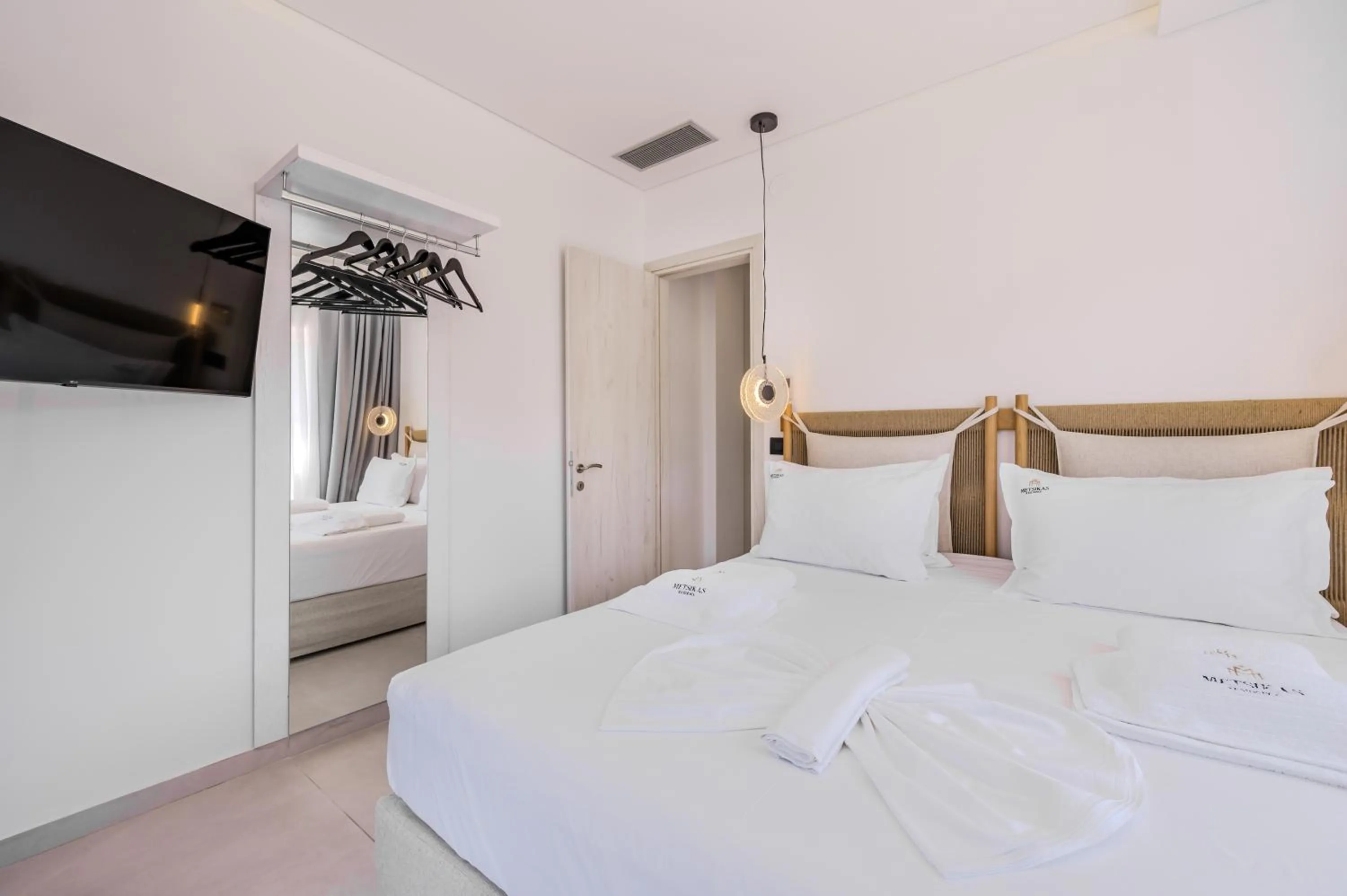 Bed in Metsikas Residence