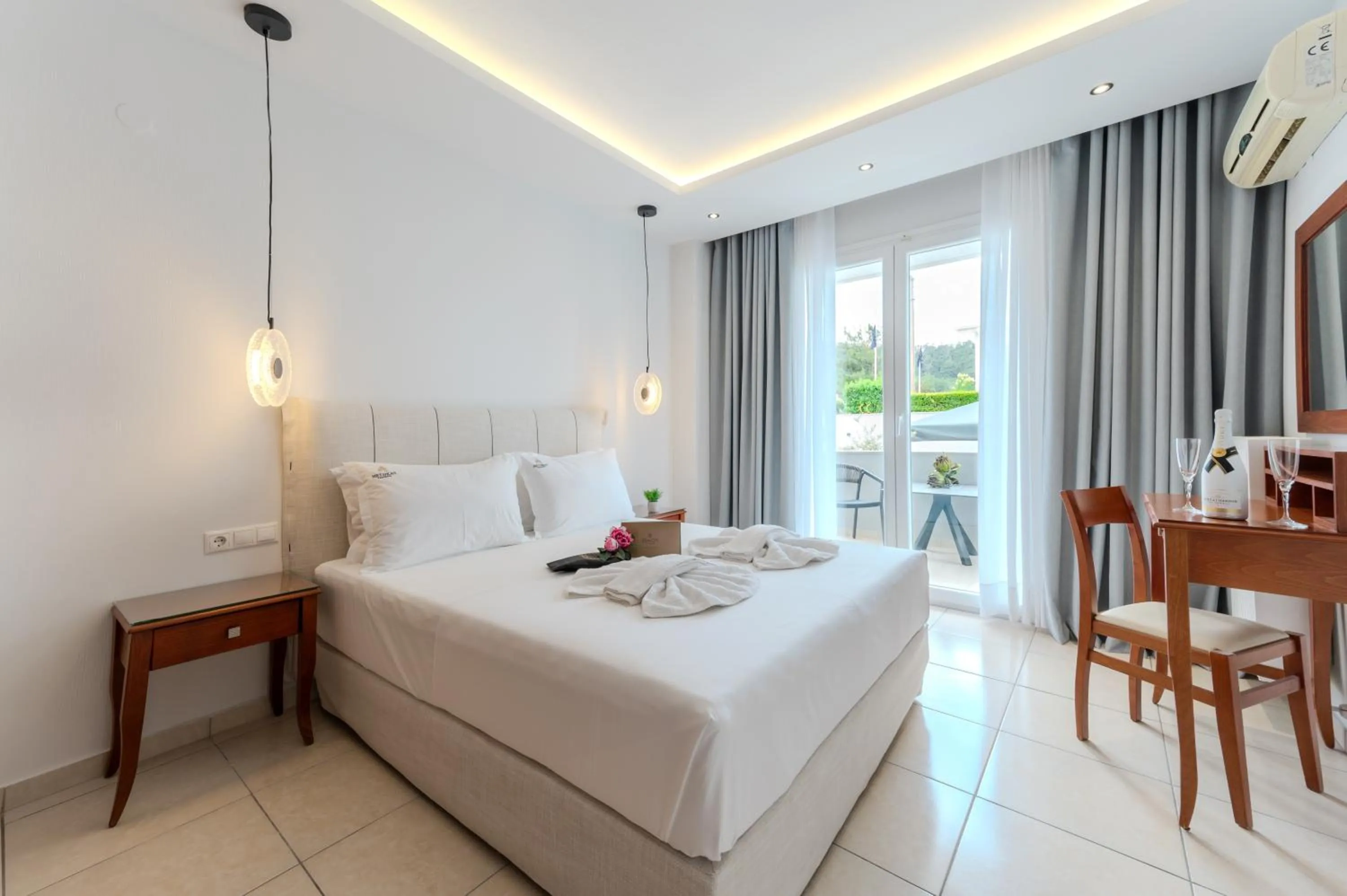 Bed in Metsikas Residence