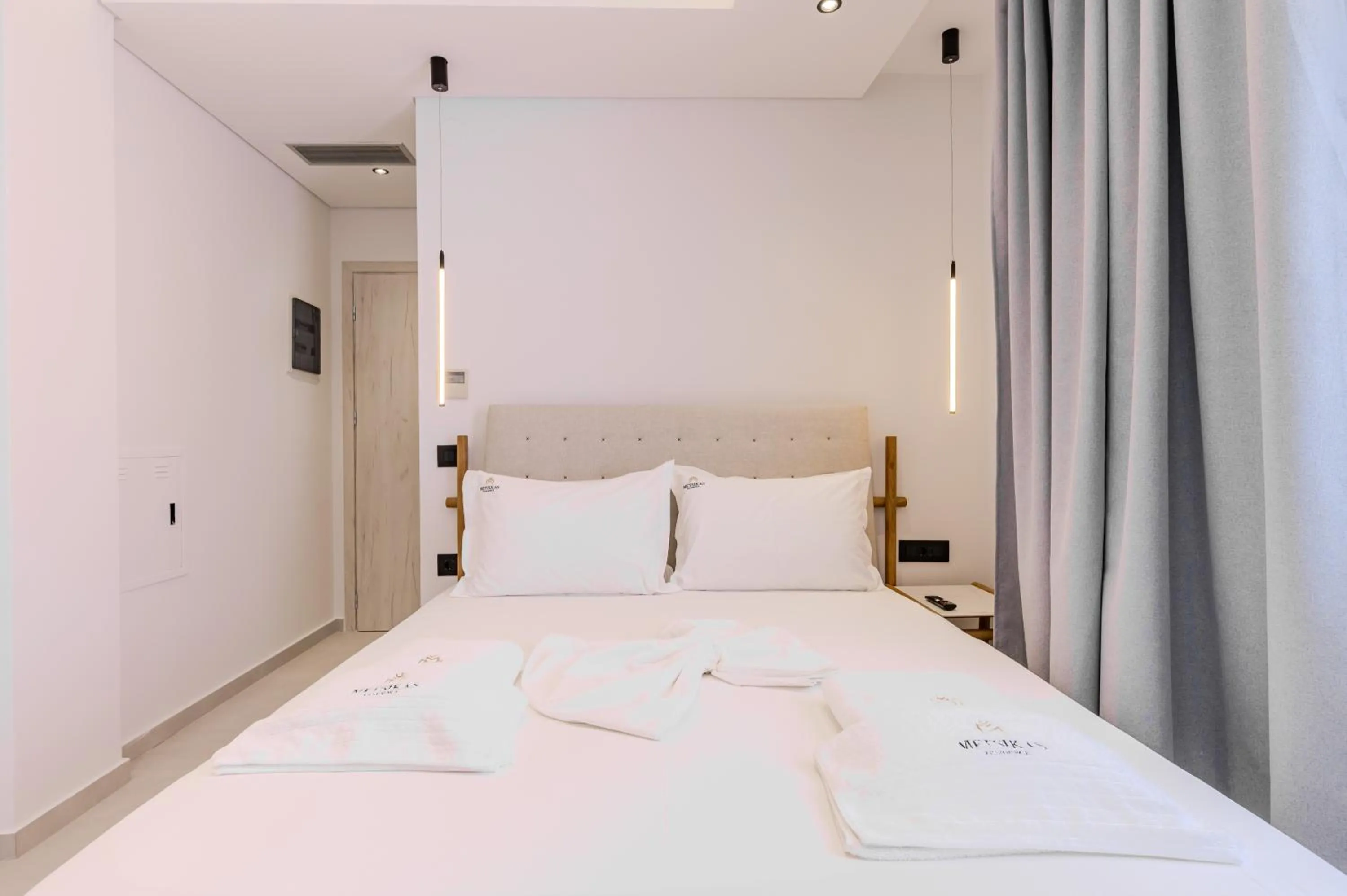 Bed in Metsikas Residence