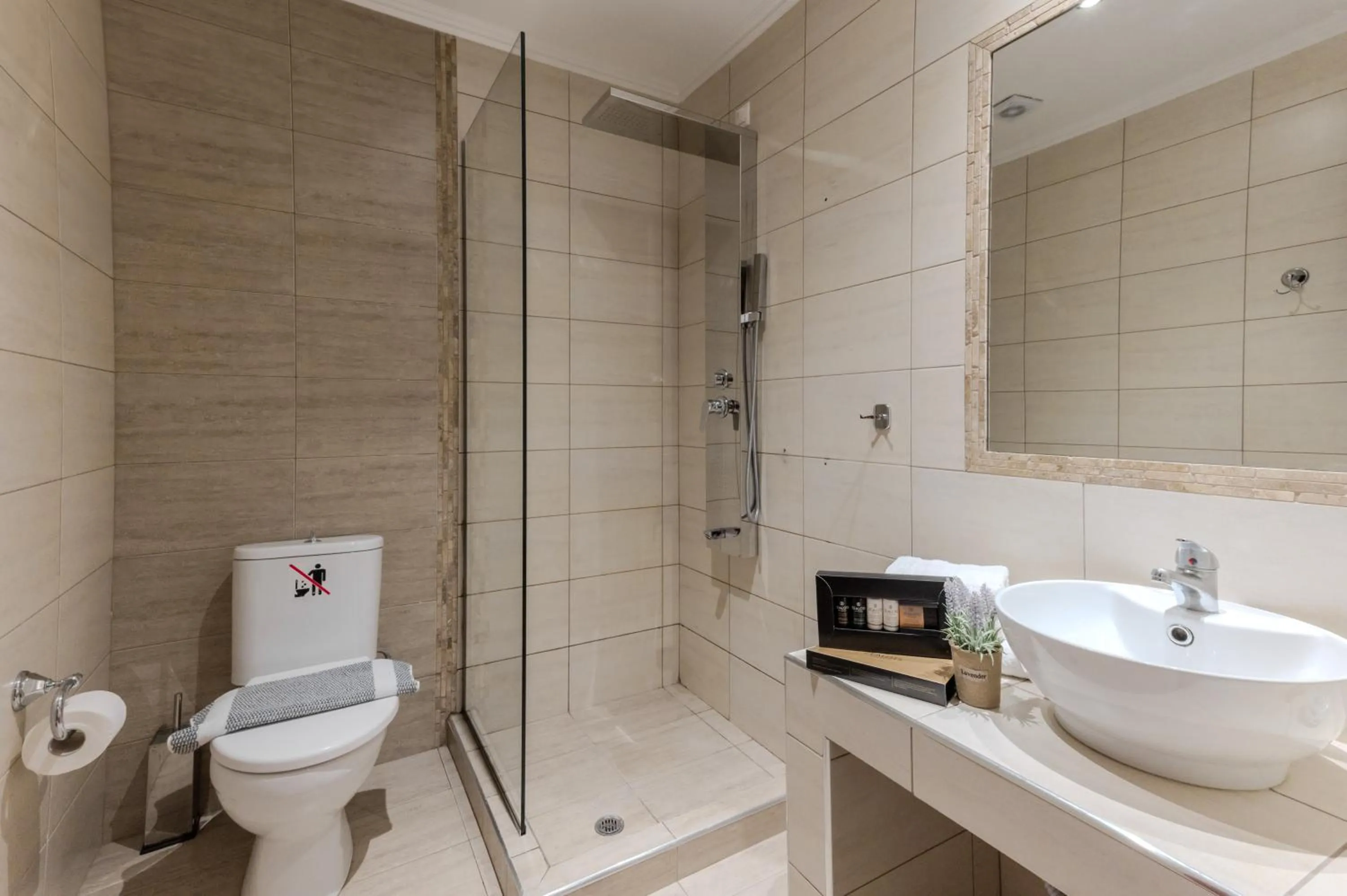 Shower in Metsikas Residence