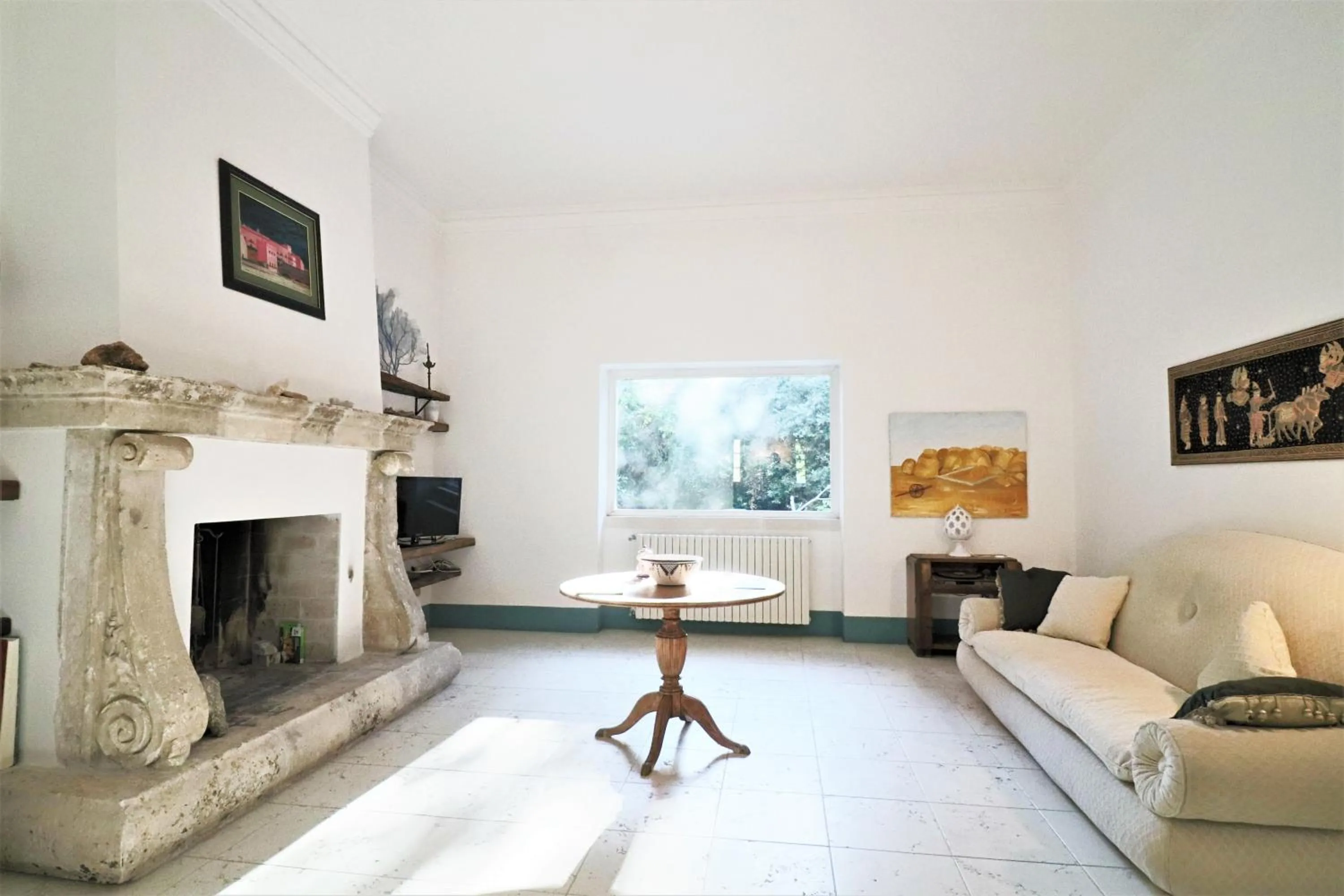 Living room in Relais Delle Rose