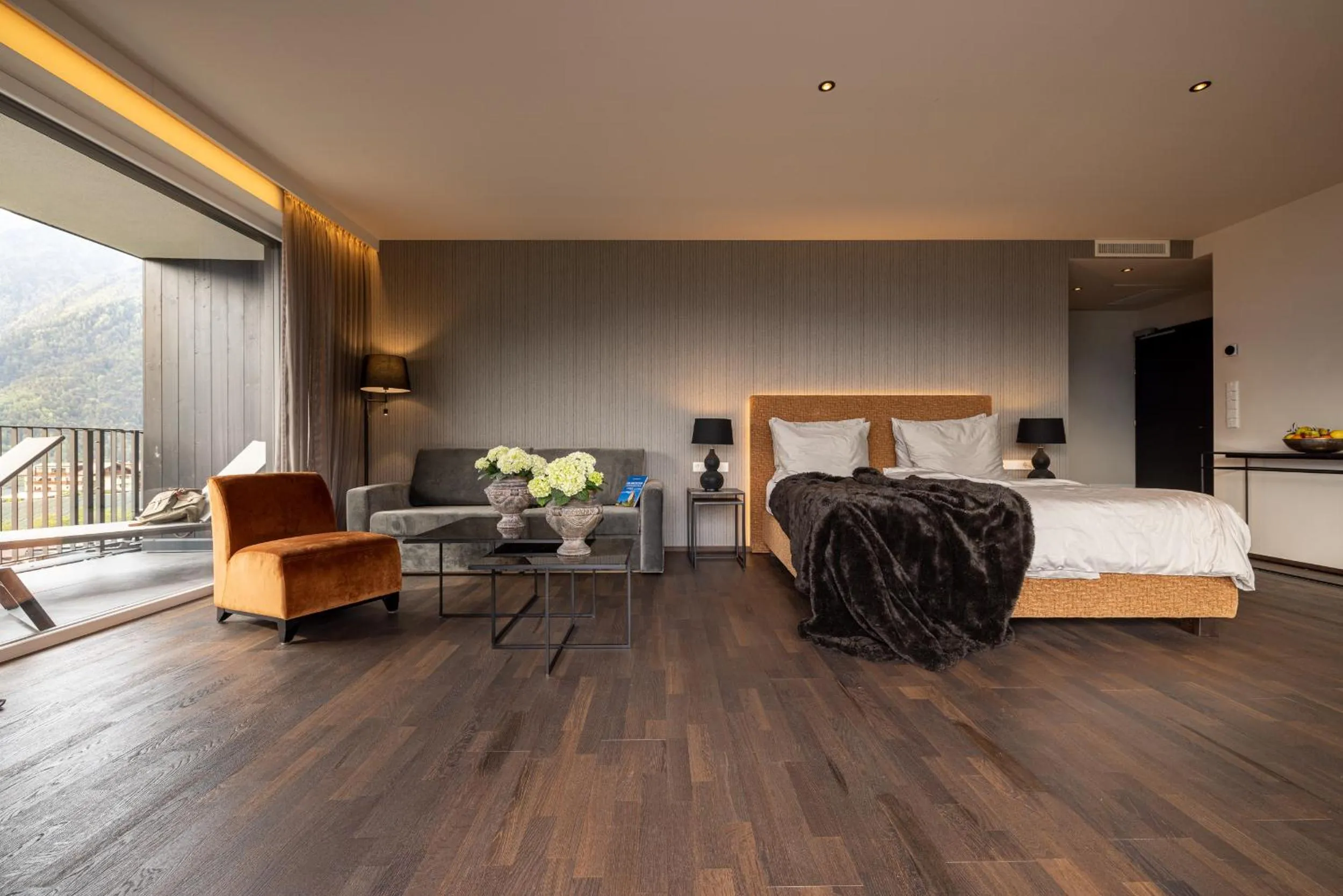 Living room, Bed in Hotel Finkenhof - Feel at home