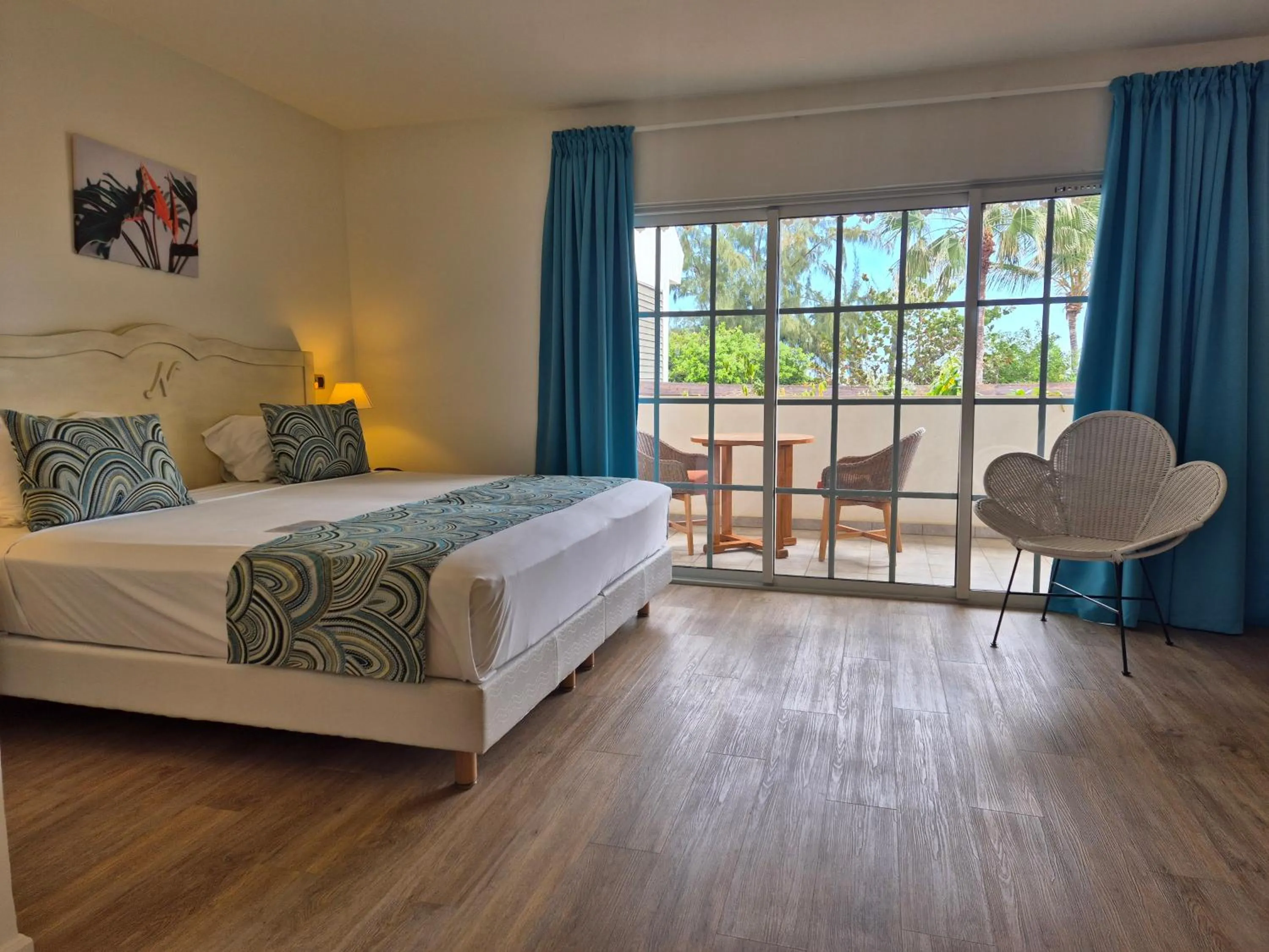 Bed in Le Nautile Beachfront