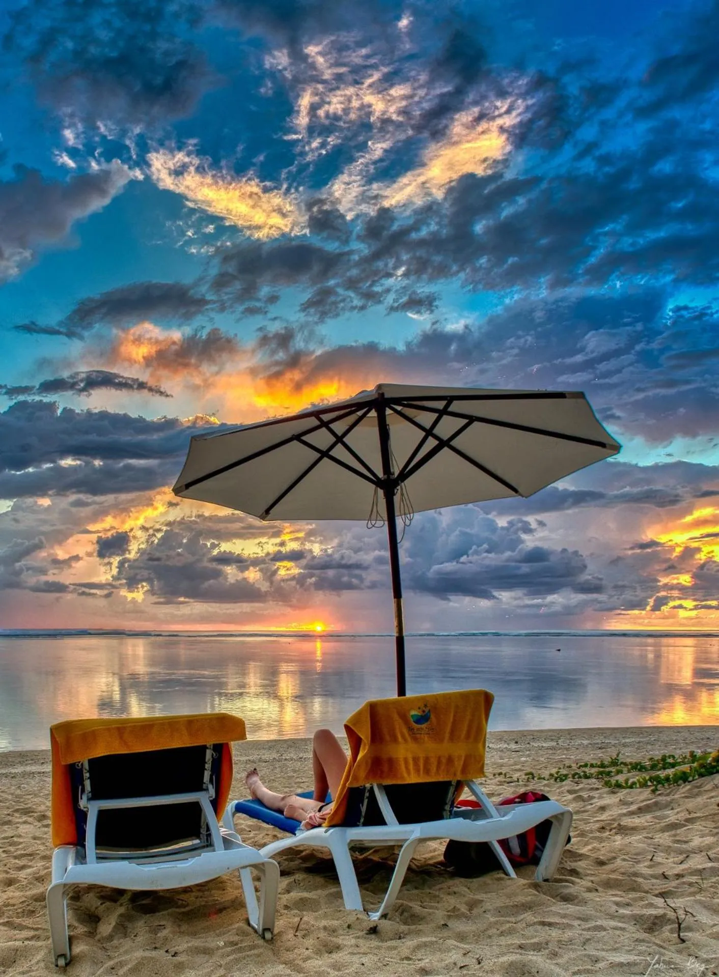 Sea view in Le Nautile Beachfront