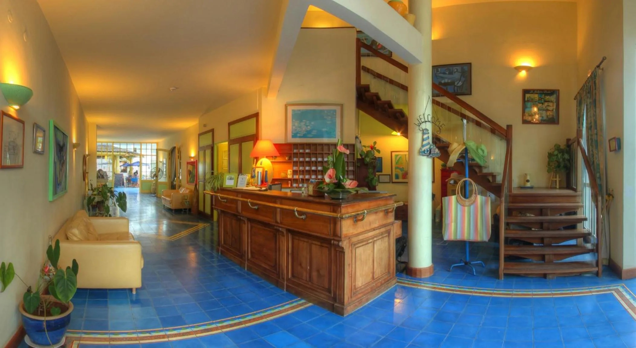 Lobby or reception in Le Nautile Beachfront