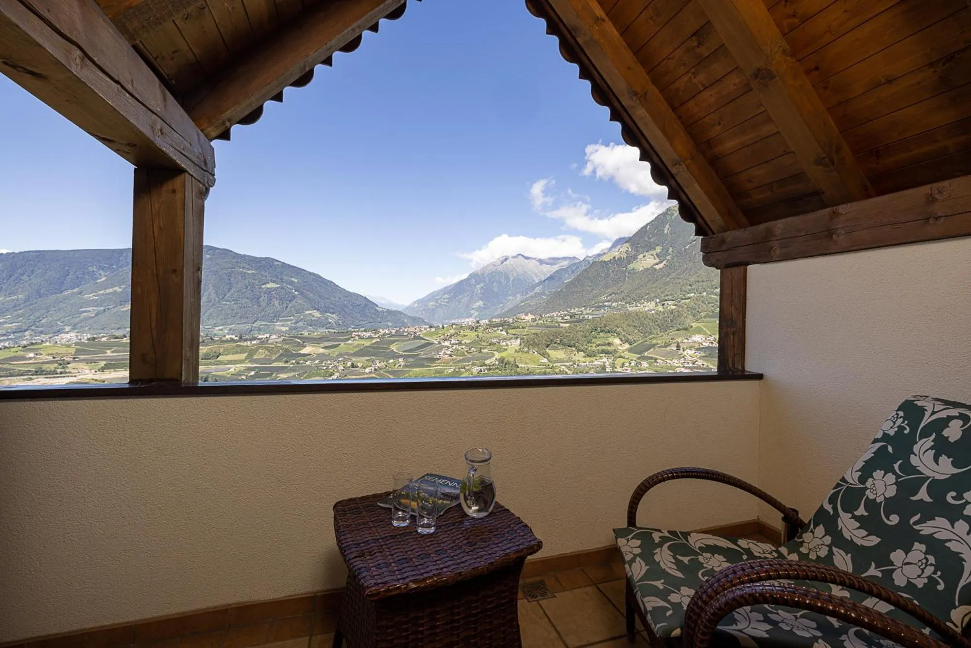 Balcony/Terrace in Hotel Finkennest - Panoramic Garden Resort