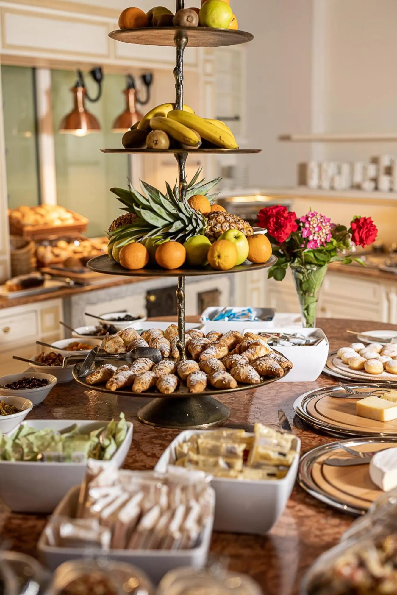 Buffet breakfast in Hotel Finkennest - Panoramic Garden Resort