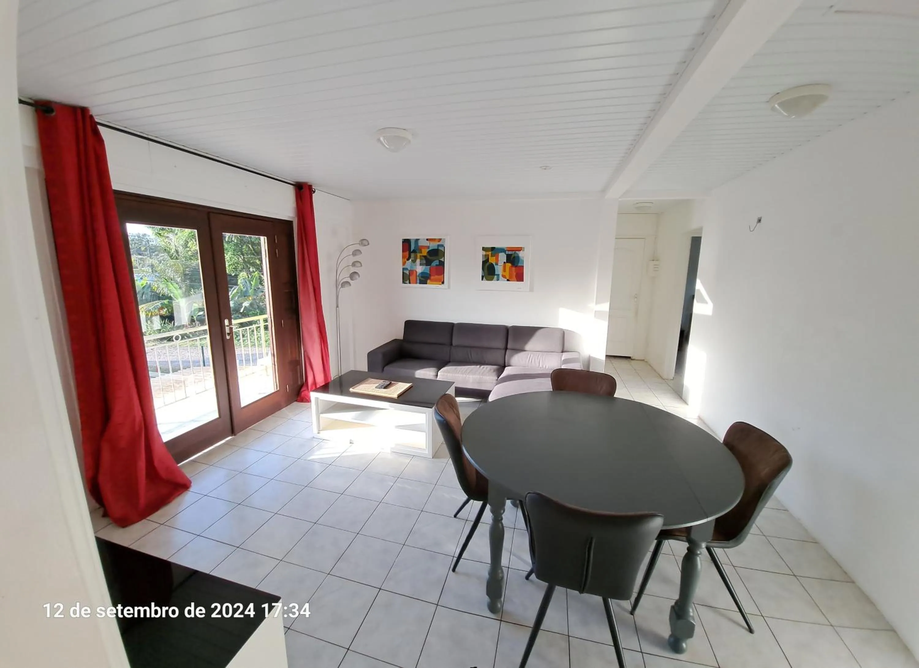 Living room in Au Petit Canal Fleuri