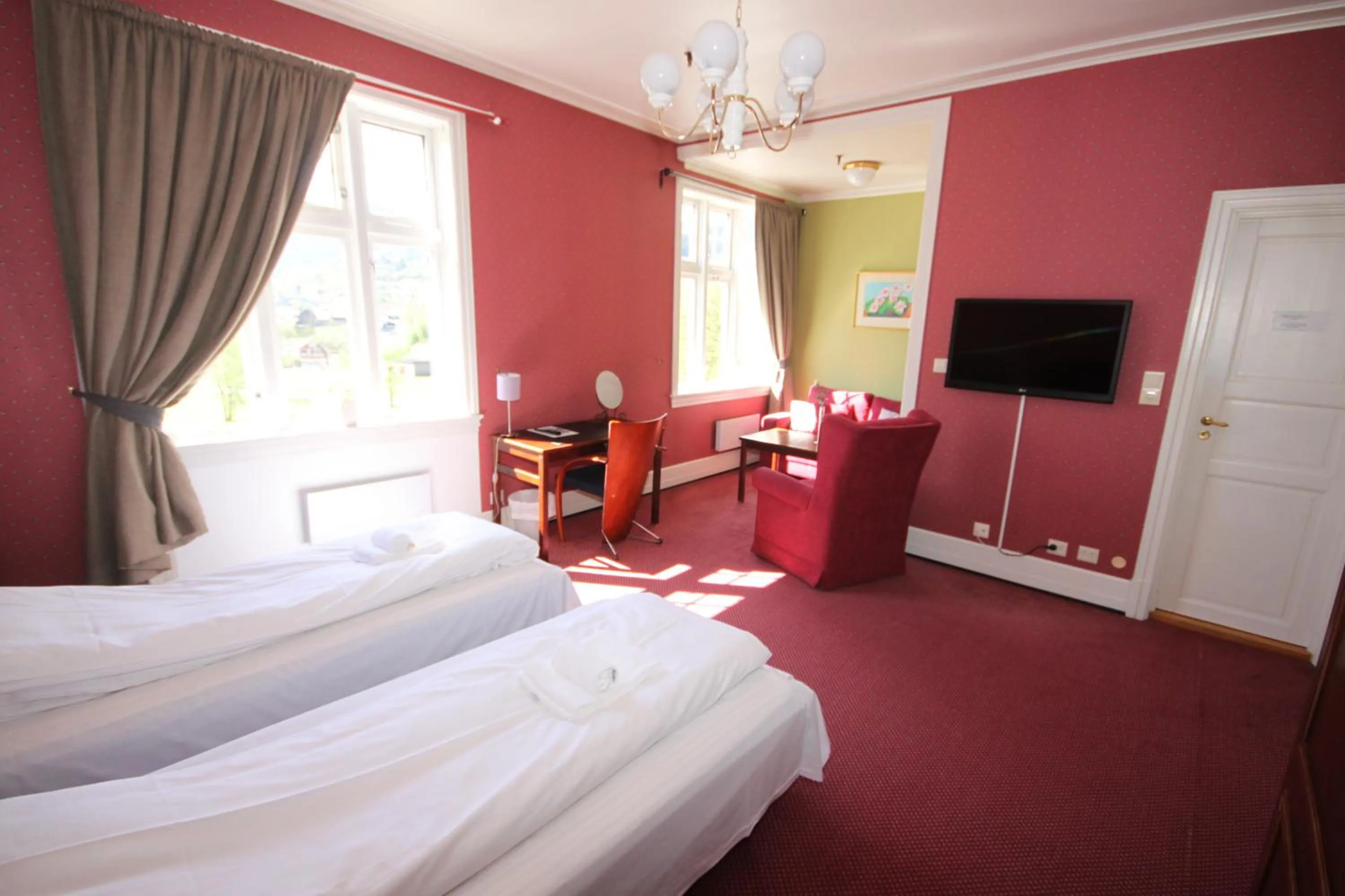 Bedroom in Sauda Fjordhotell