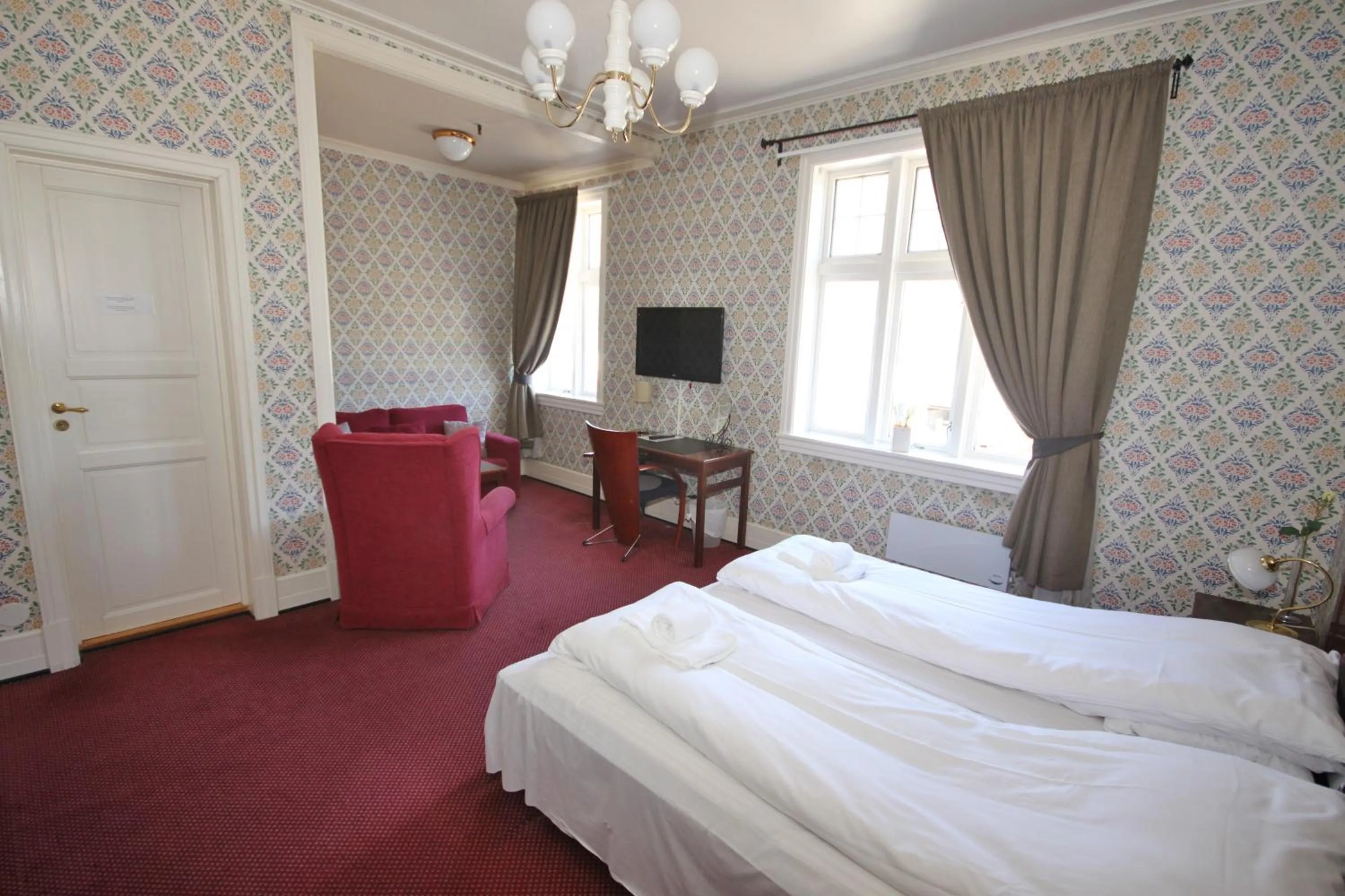 Bedroom in Sauda Fjordhotell