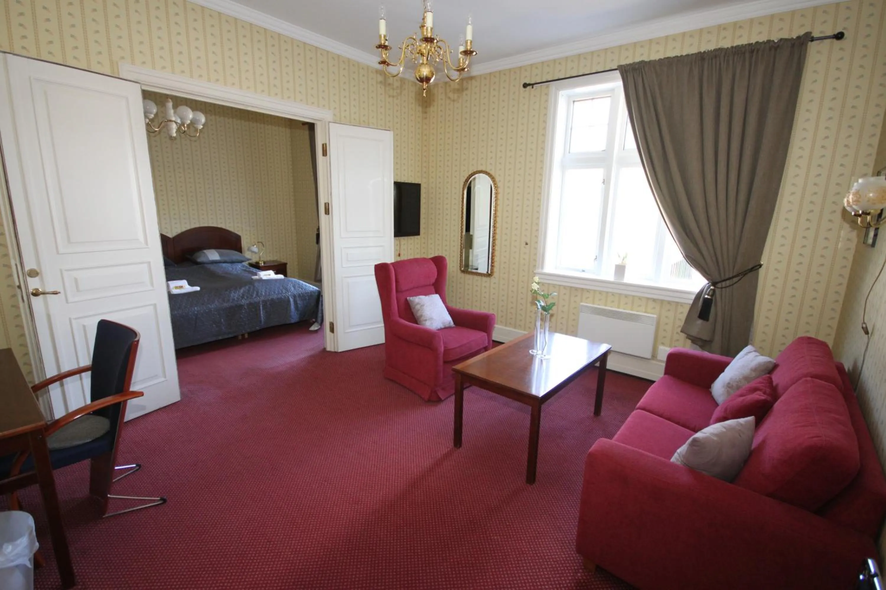 Living room in Sauda Fjordhotell