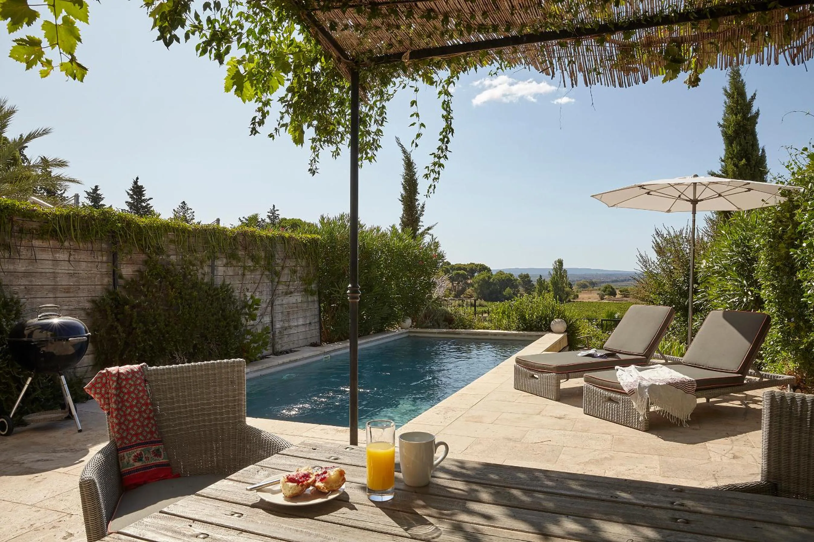 Balcony/Terrace in Château Les Carrasses