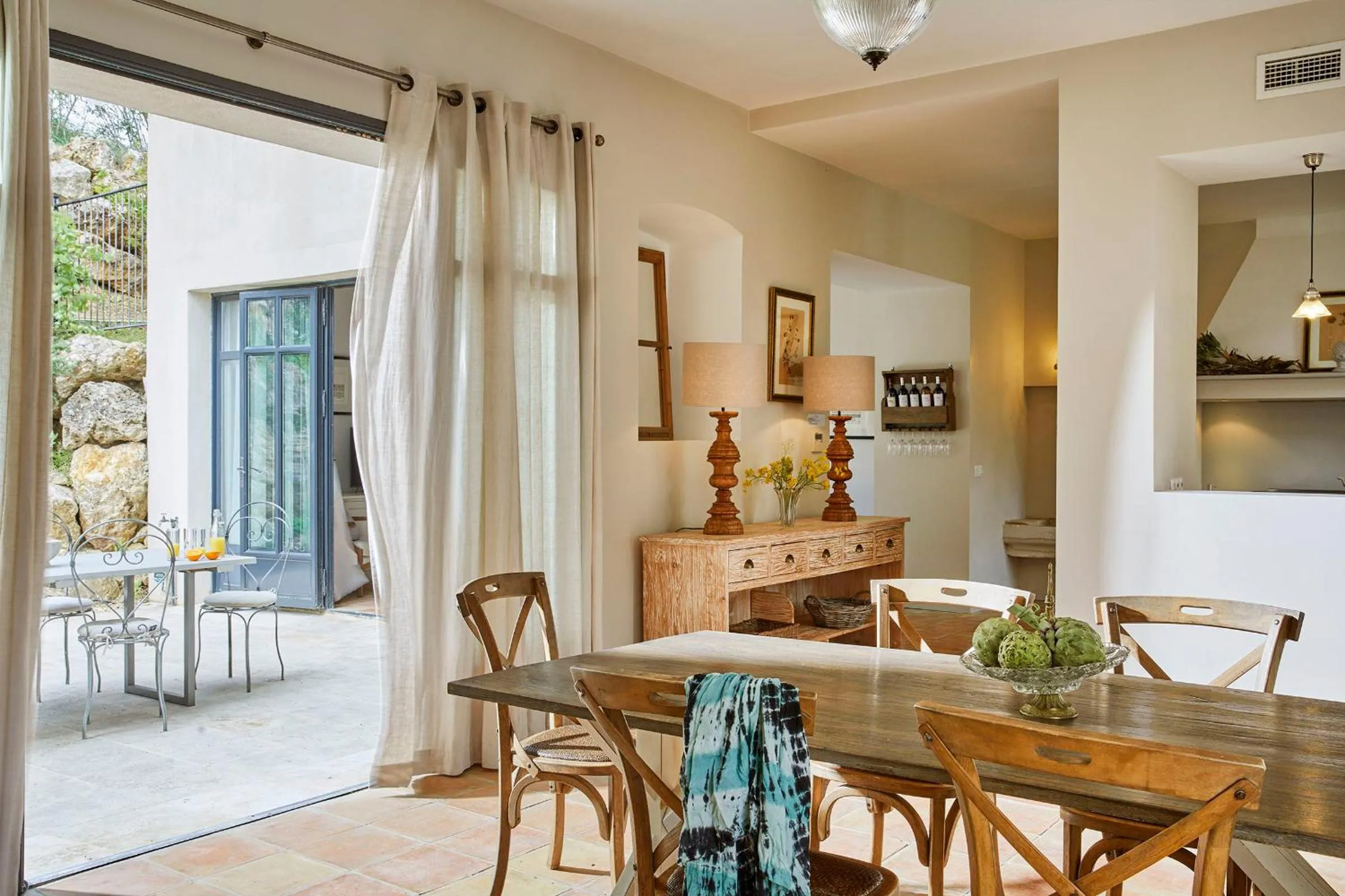 Living room in Château Les Carrasses