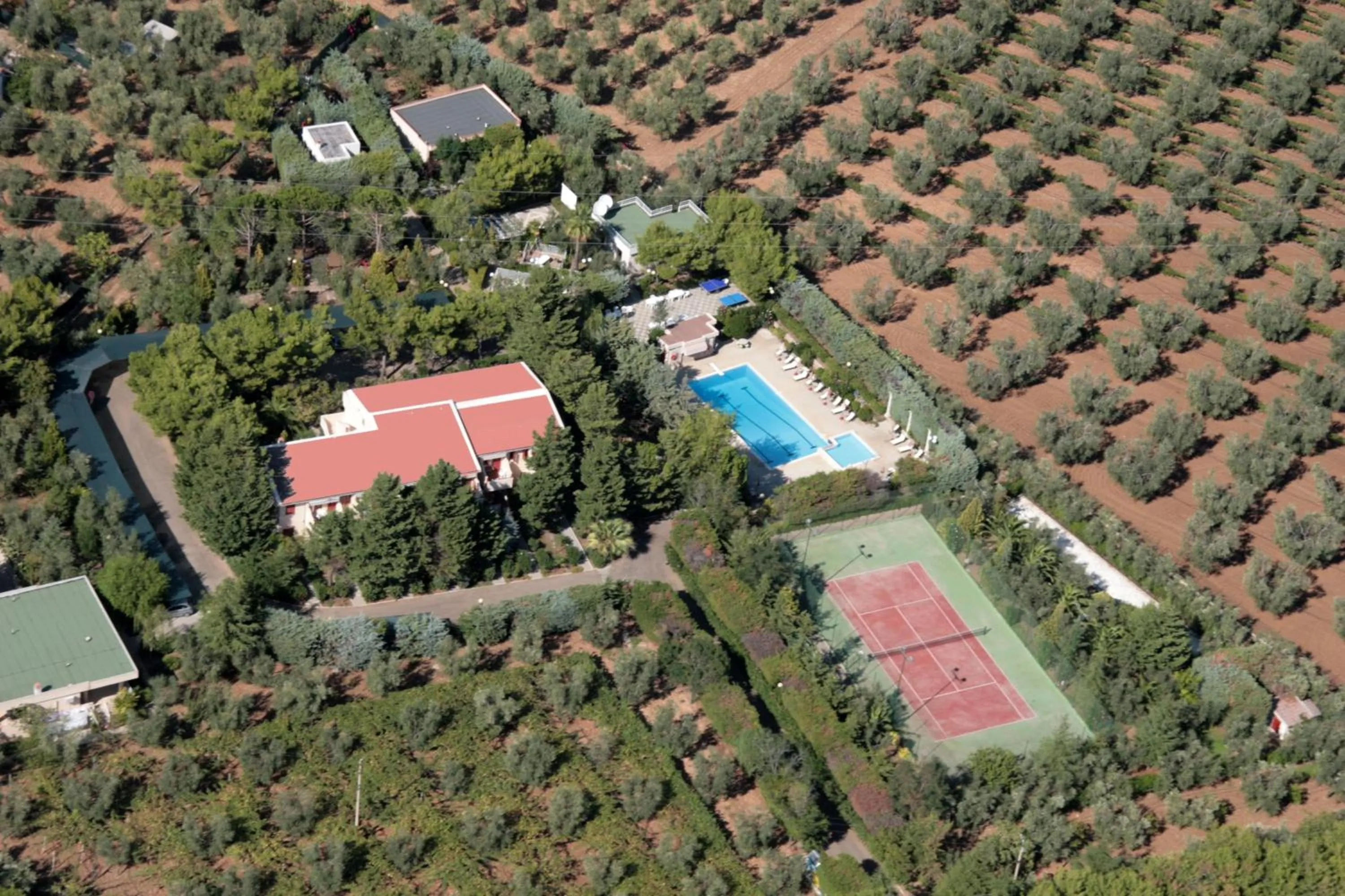 Bird's eye view in Residence Villa Agrimare