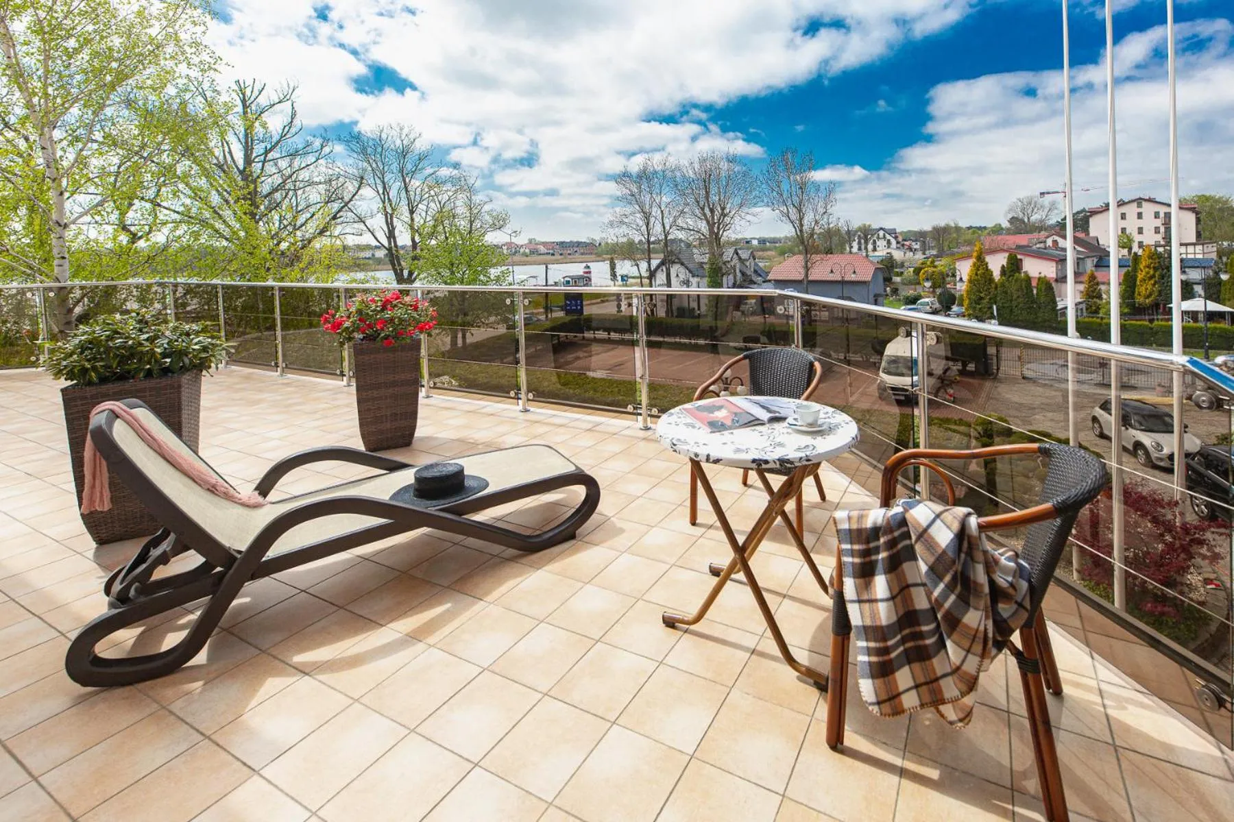 Balcony/Terrace in Dworek Morski SPA & Wellness