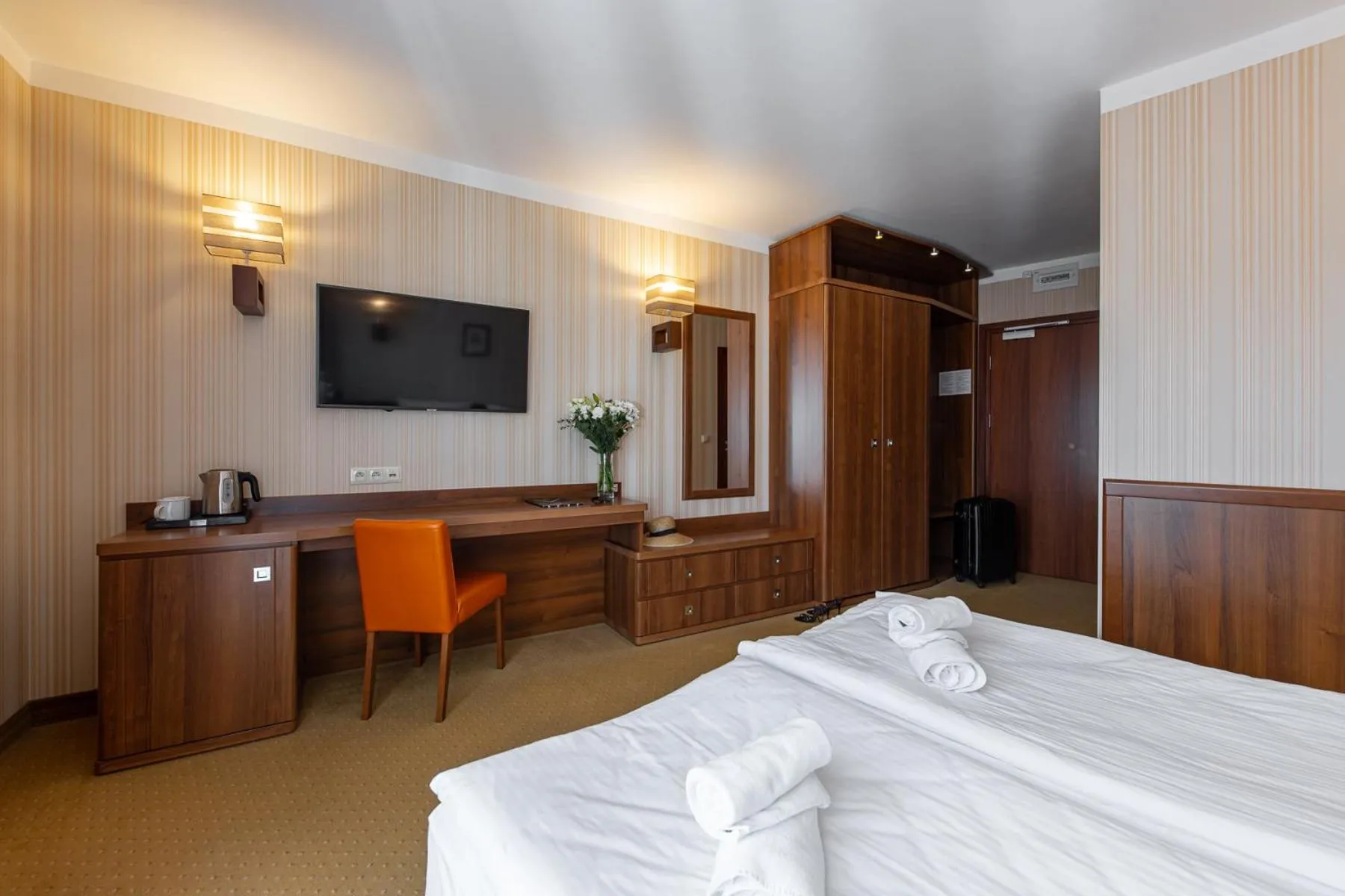TV and multimedia, Bed in Dworek Morski SPA & Wellness