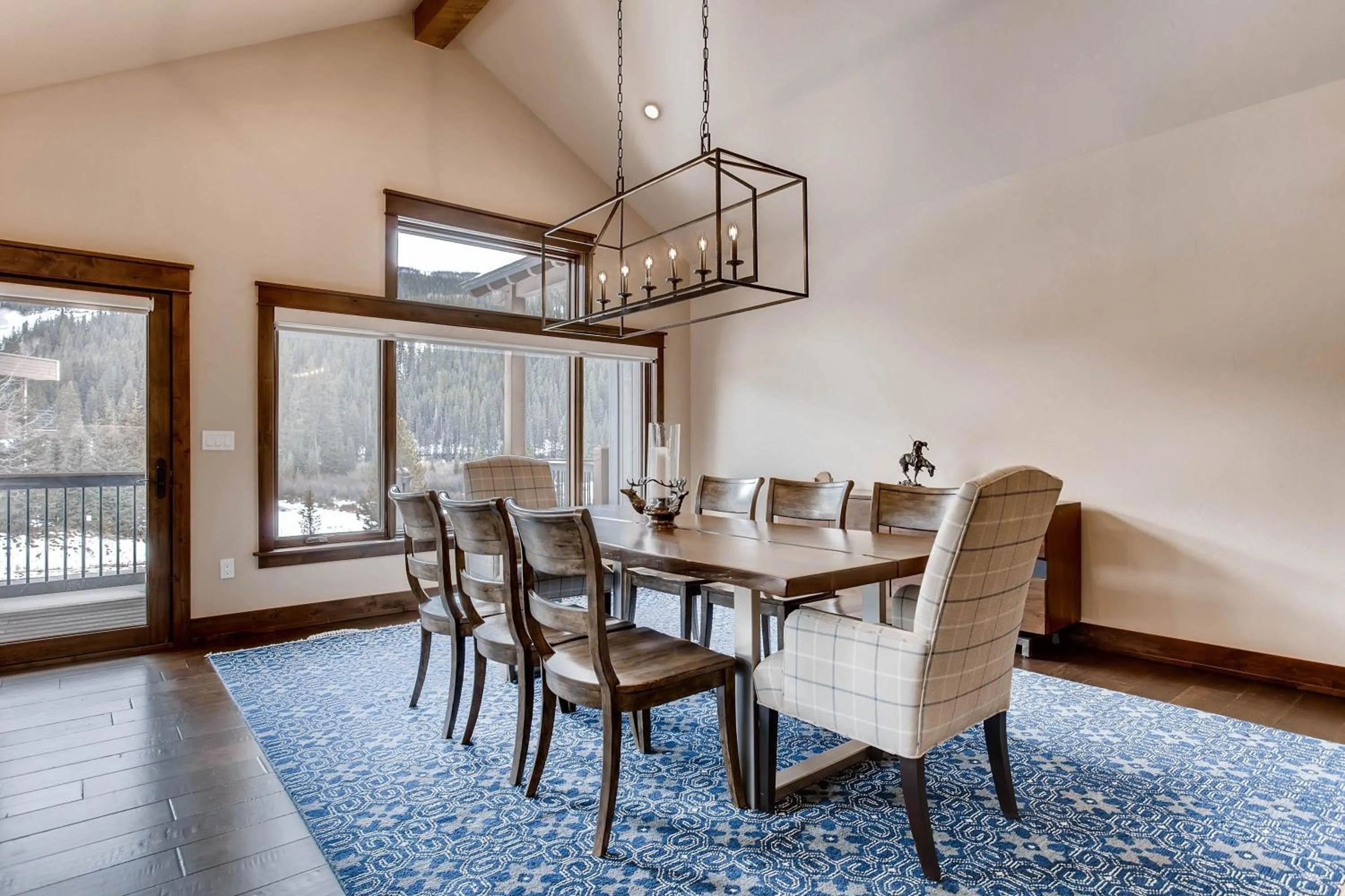 Dining area in River Run Townhomes by Vail Resorts