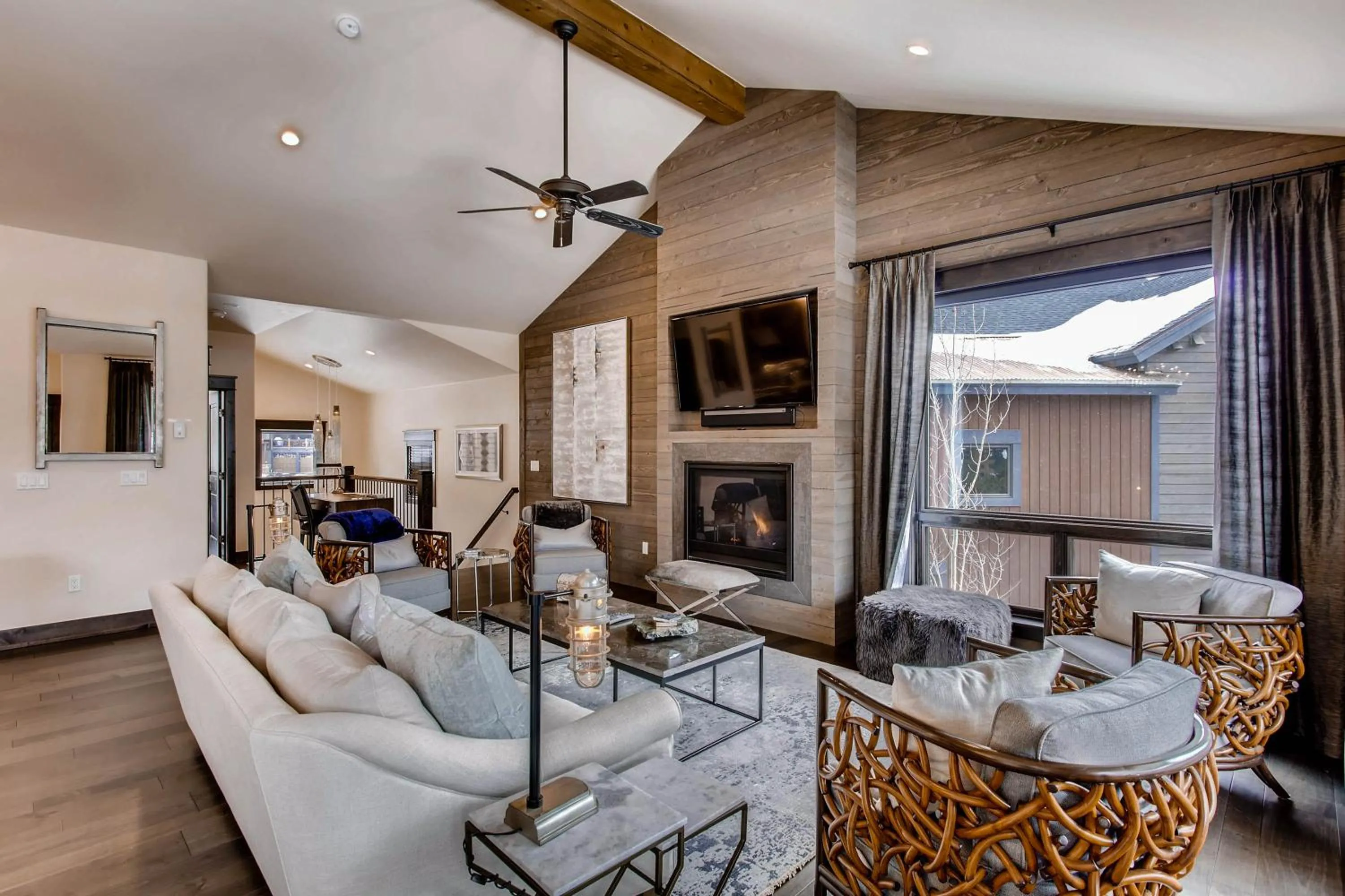 Living room in River Run Townhomes by Vail Resorts