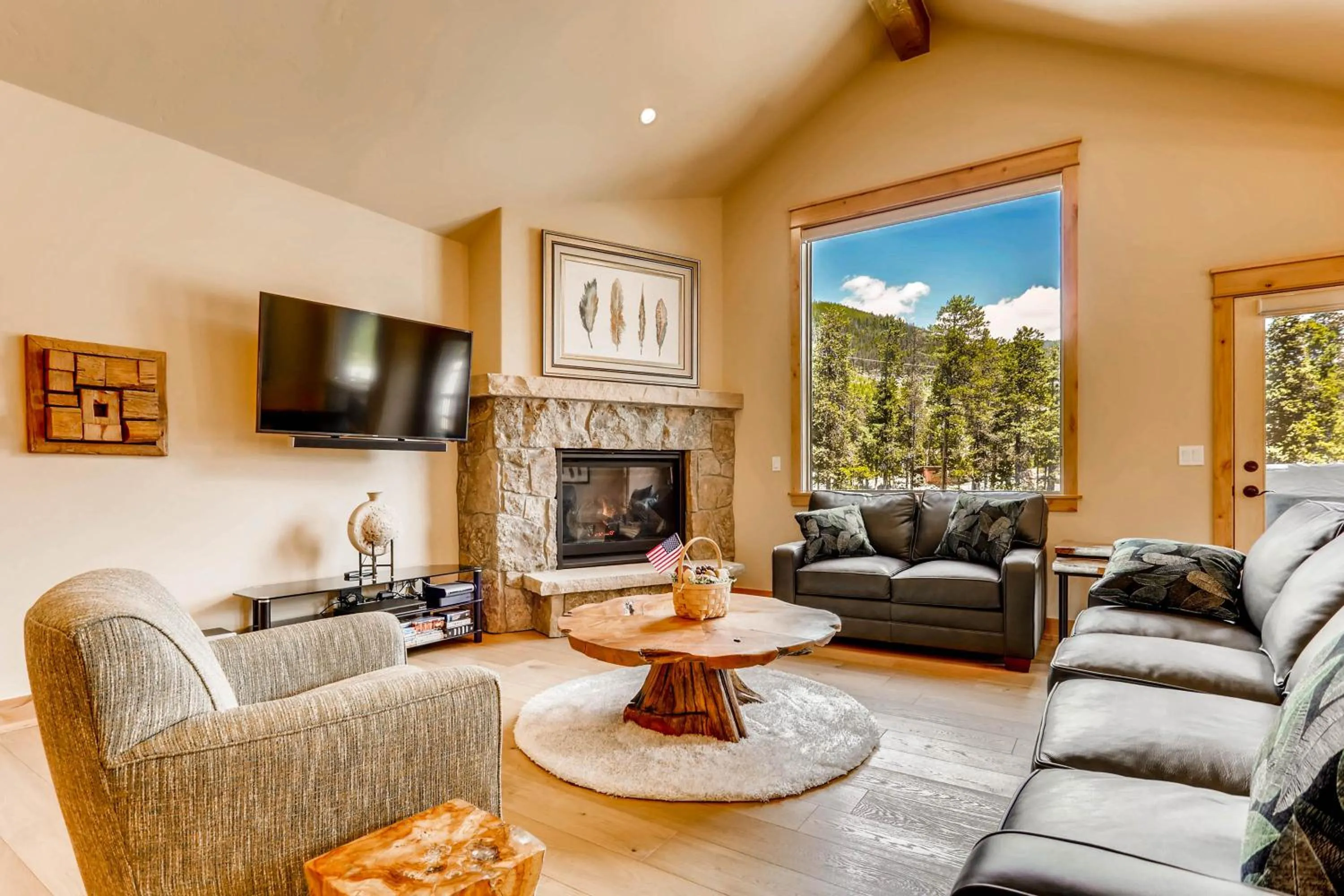 Living room in River Run Townhomes by Vail Resorts