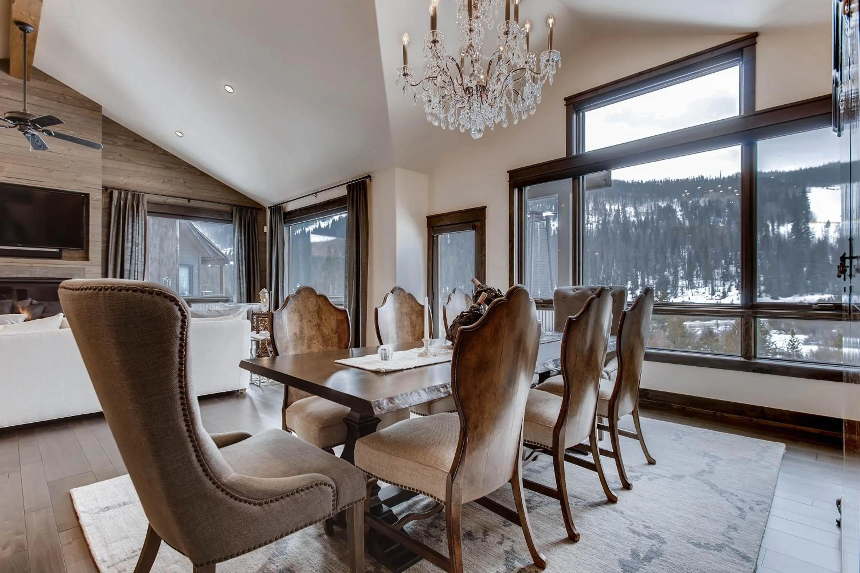 Dining area in River Run Townhomes by Vail Resorts