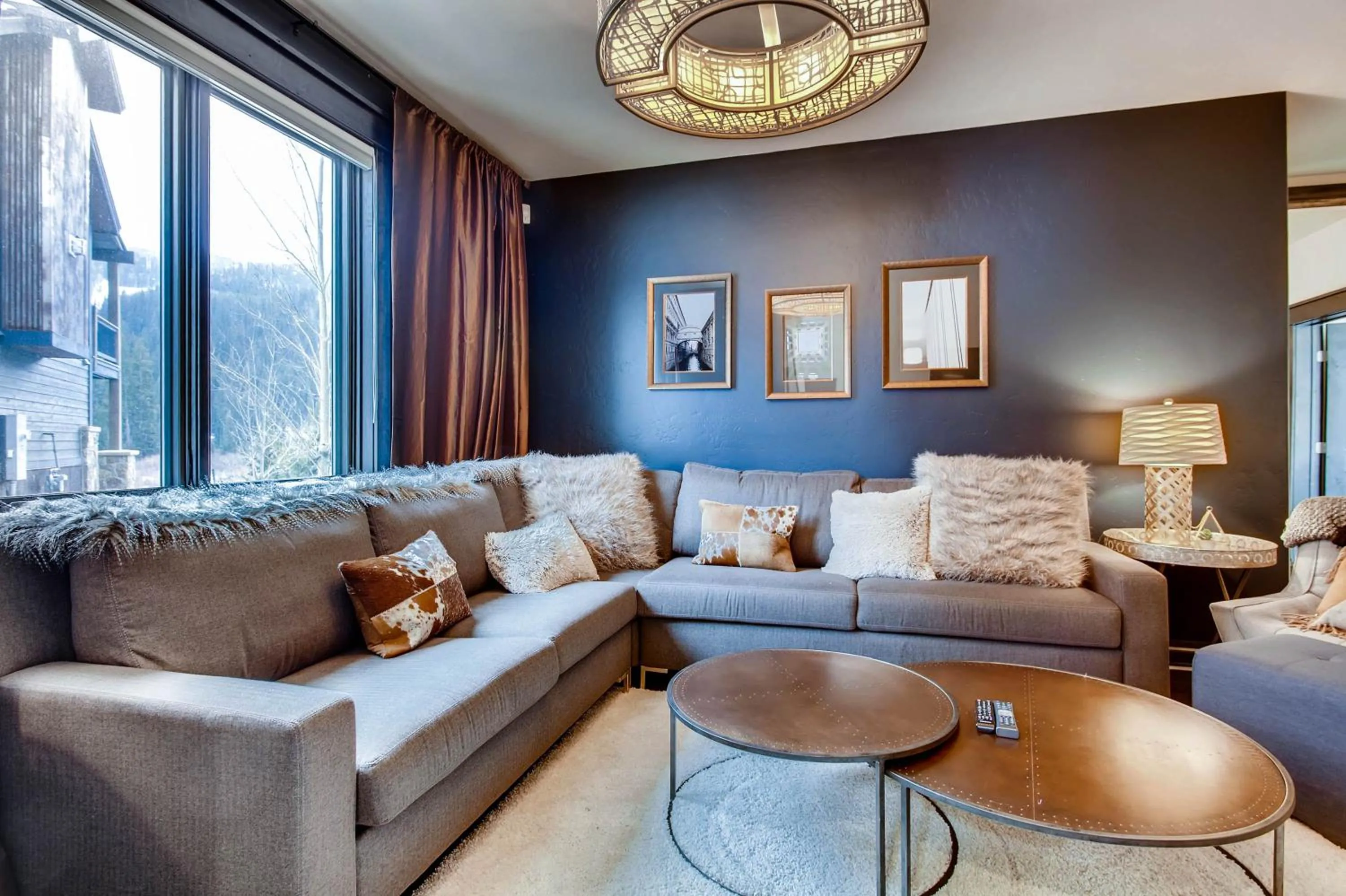 Living room in River Run Townhomes by Vail Resorts
