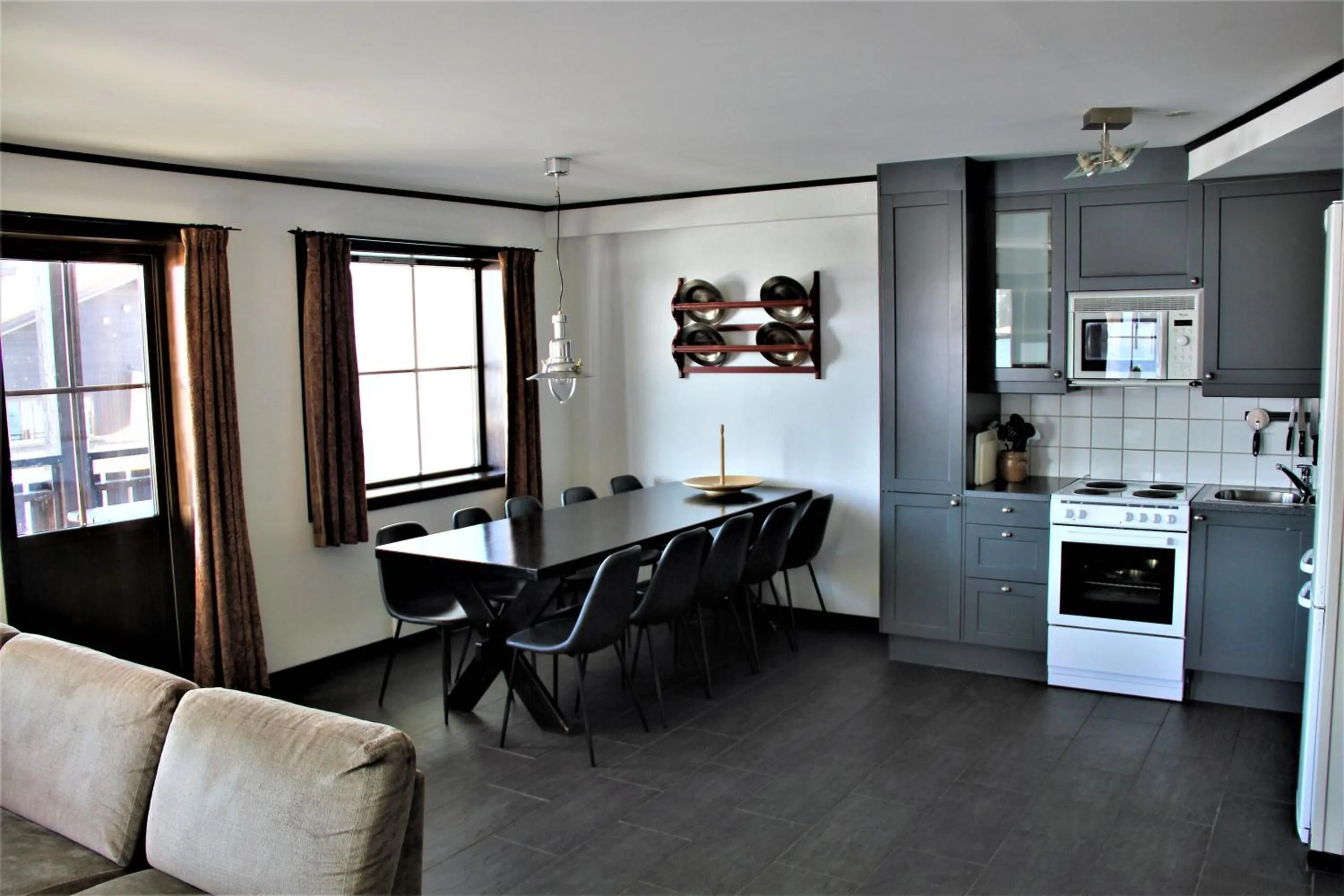 kitchen in Alpin Apartments Solsiden