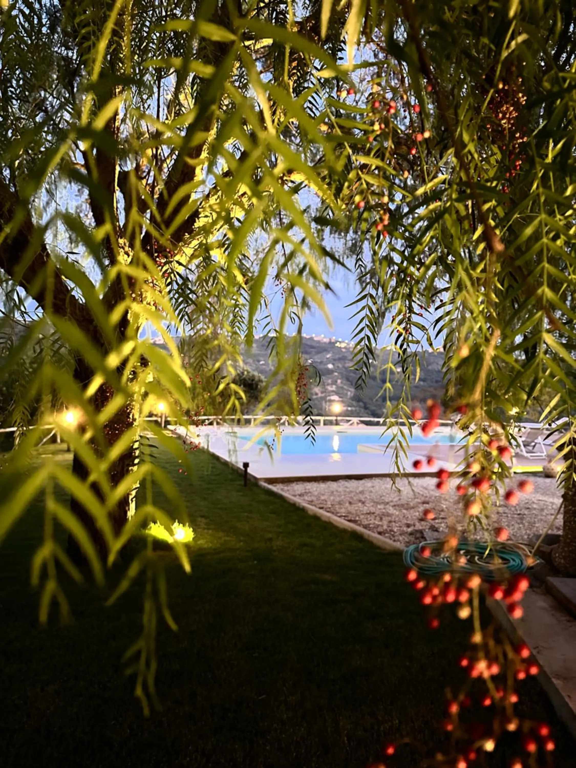 Swimming pool in Villa Le Torrette