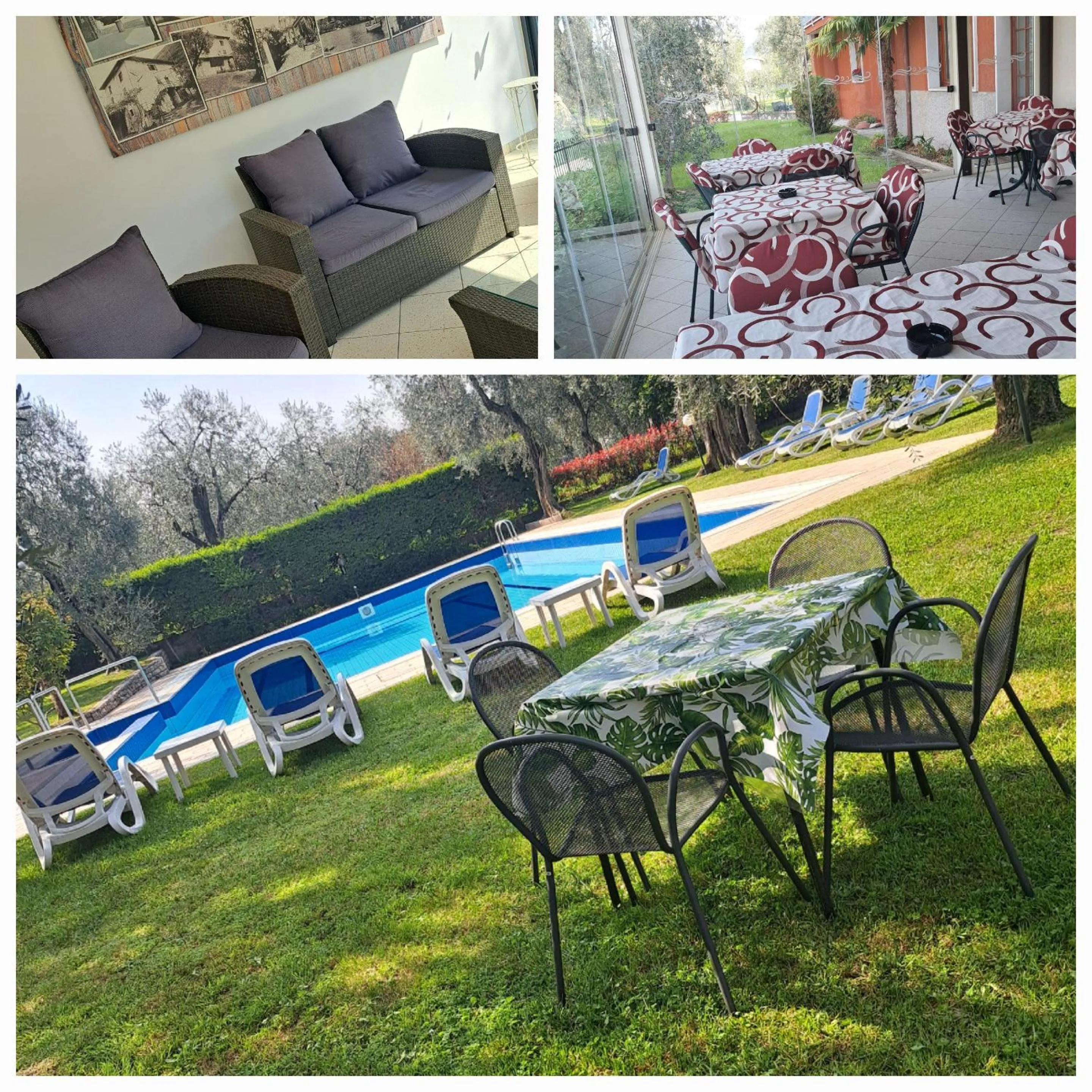 Garden view in Garnì Casa Rabagno