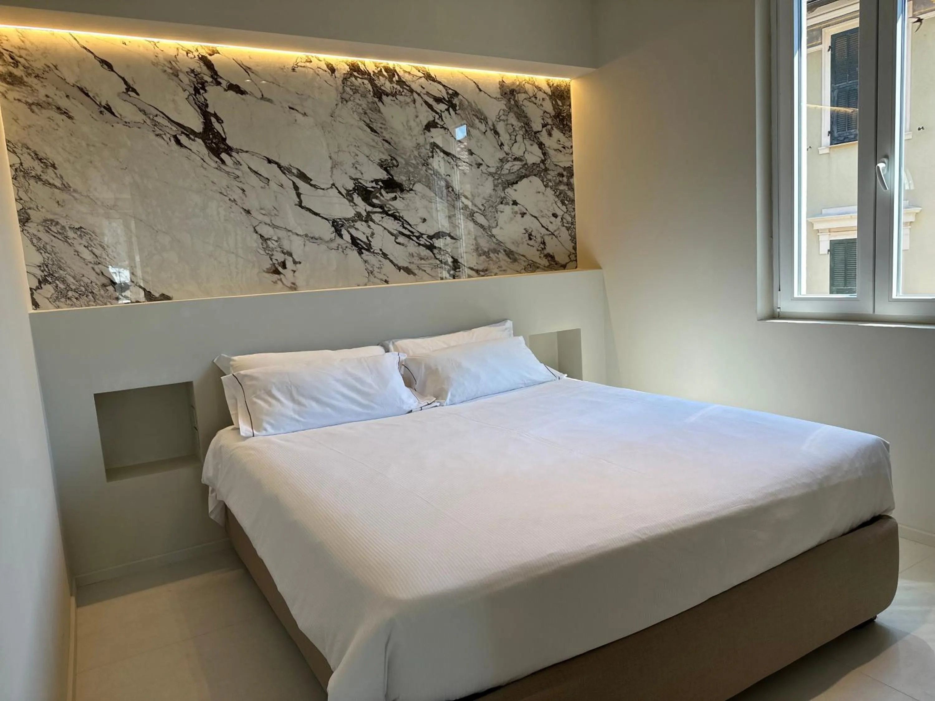 Bed in Hotel San Michele