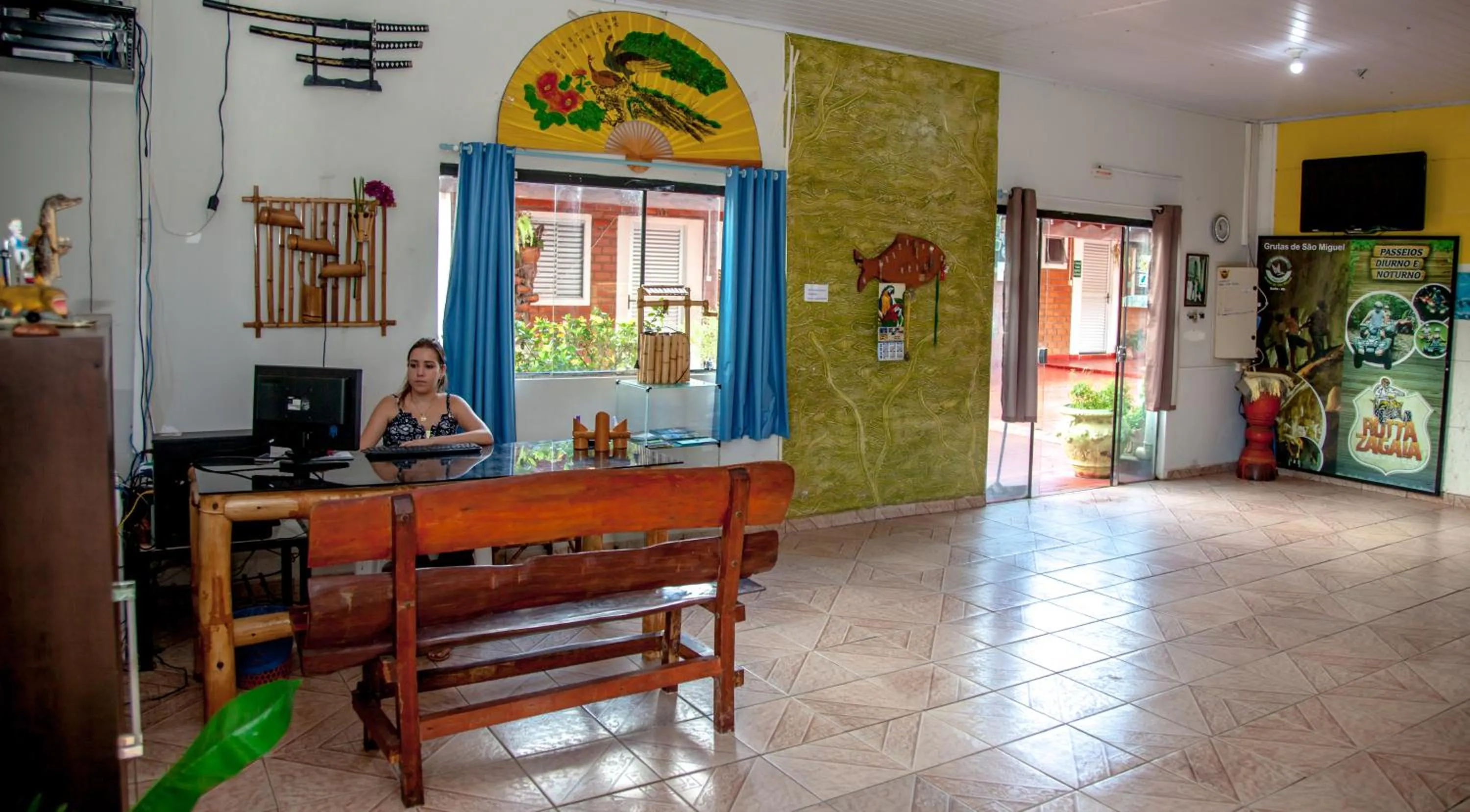 Lobby or reception in Pousada Sucuri