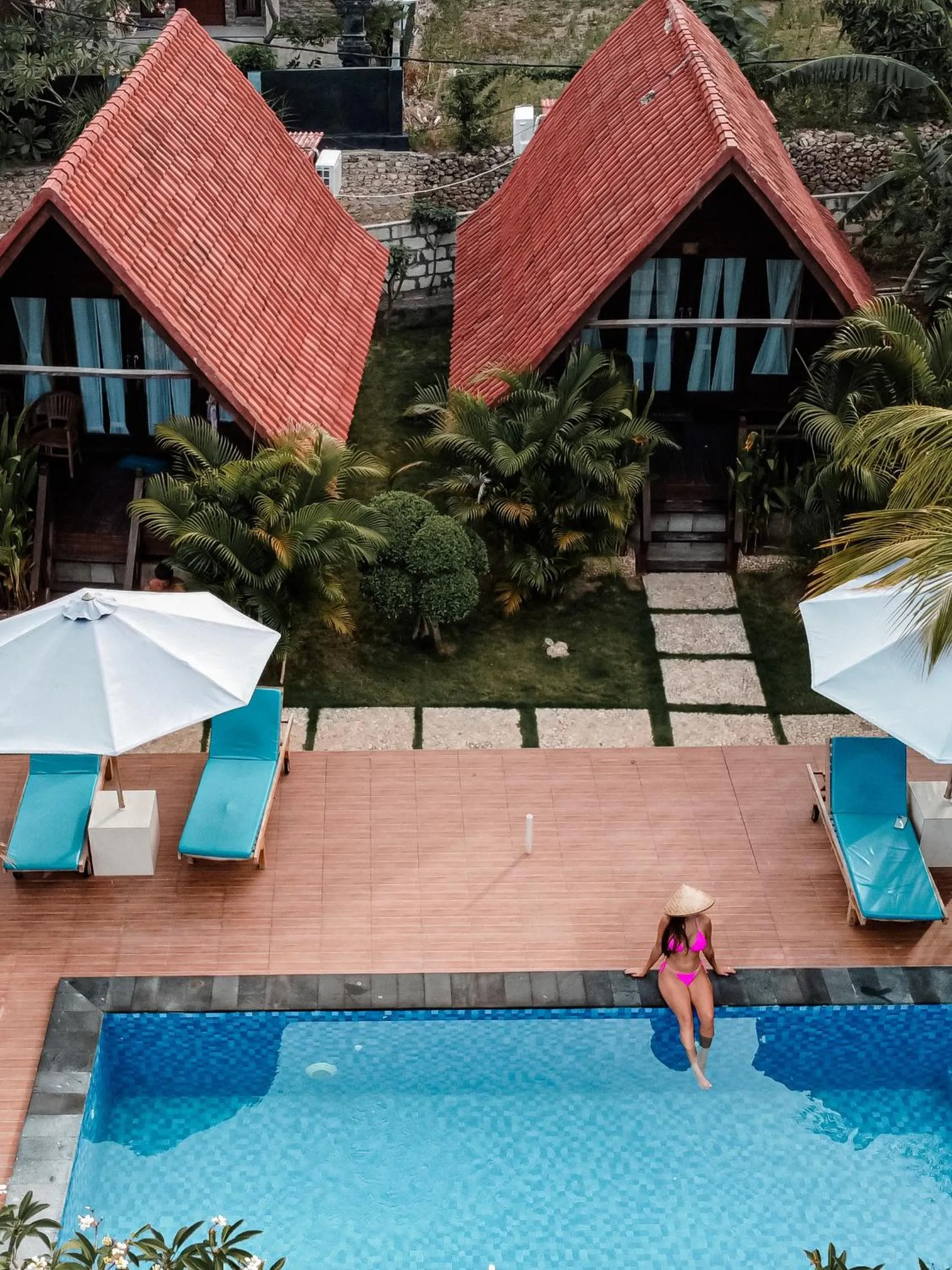 Swimming pool in Gayatri Bungalows