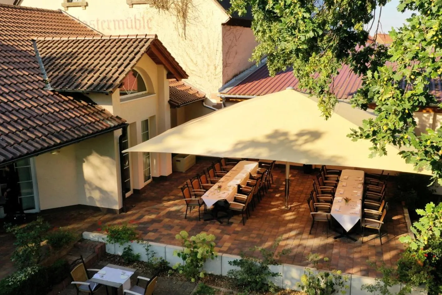 Garden in Landidyll Hotel Klostermühle