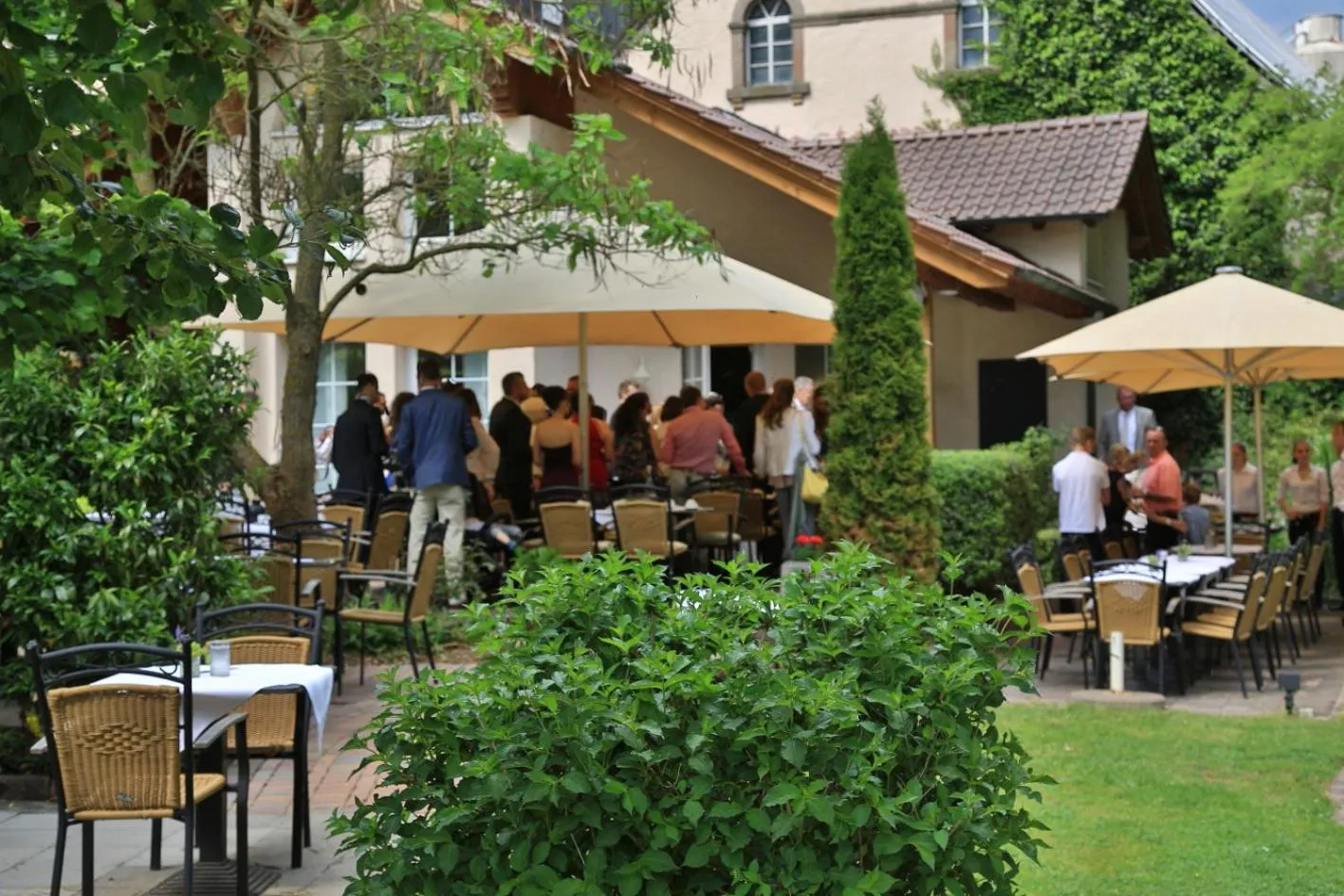 Balcony/Terrace in Landidyll Hotel Klostermühle