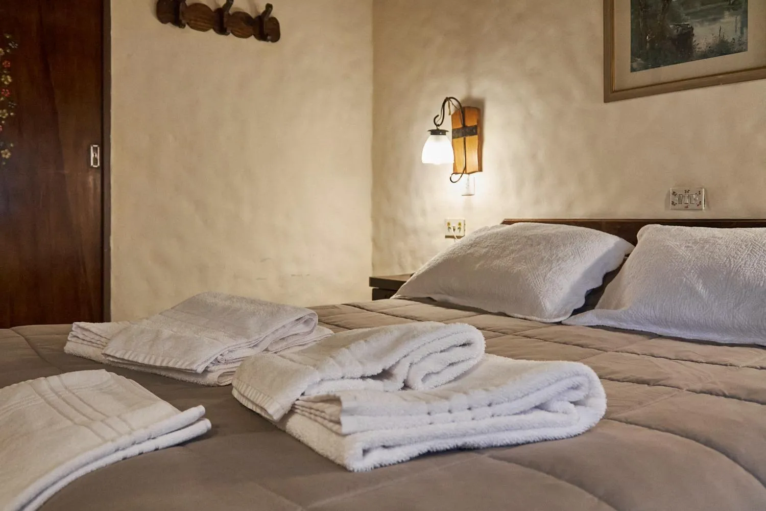 Bed in Hostería La Posta Del Cazador