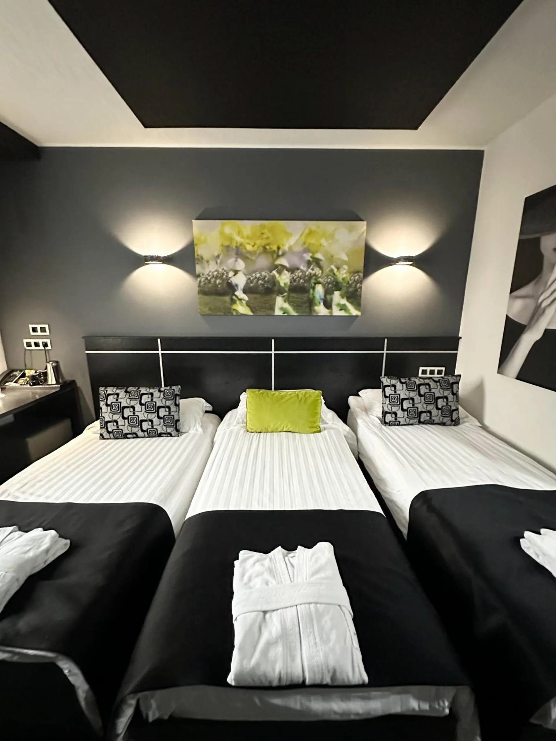 Bed in Art Hotel Bishkek