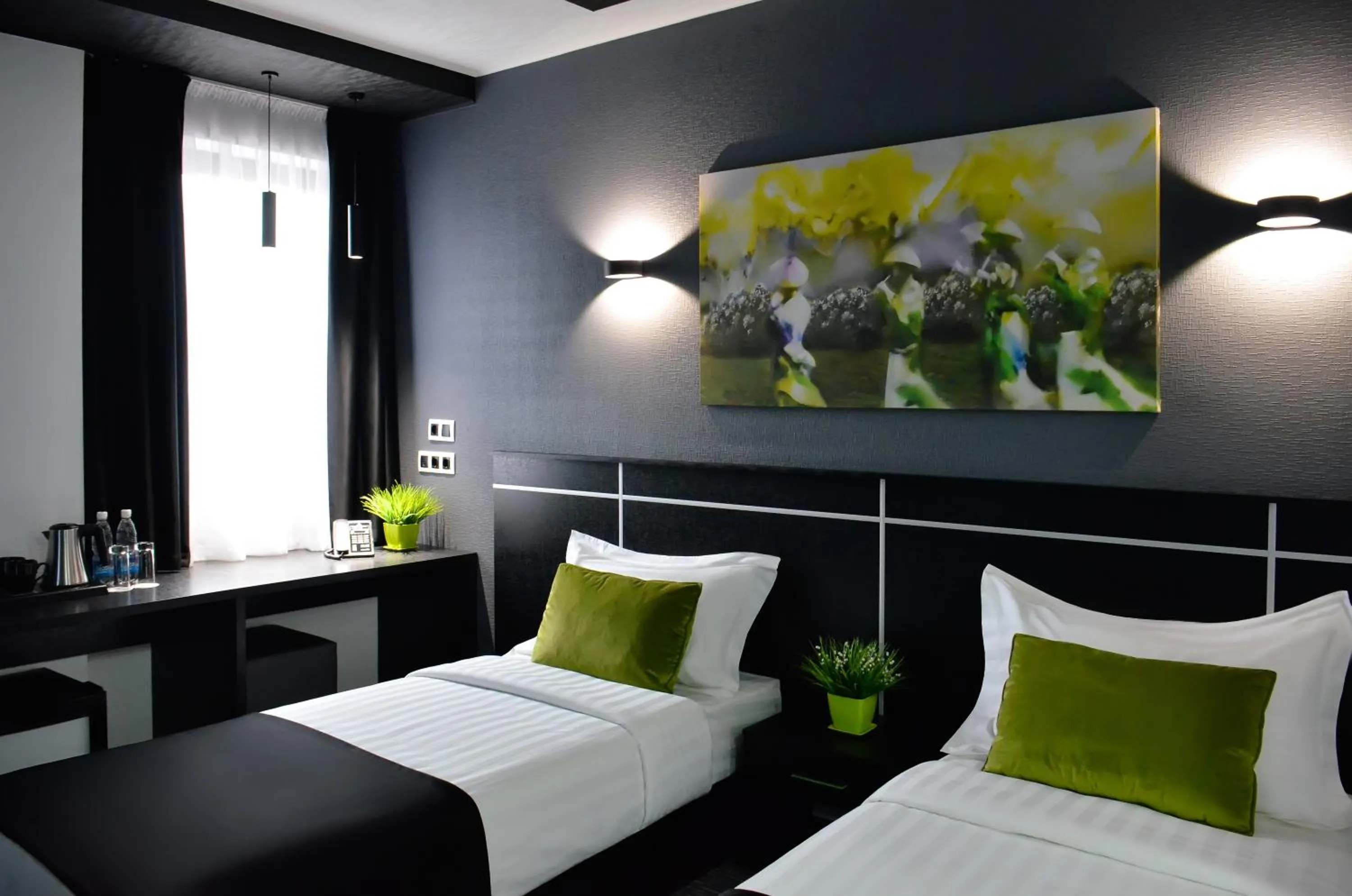 Bed in Art Hotel Bishkek