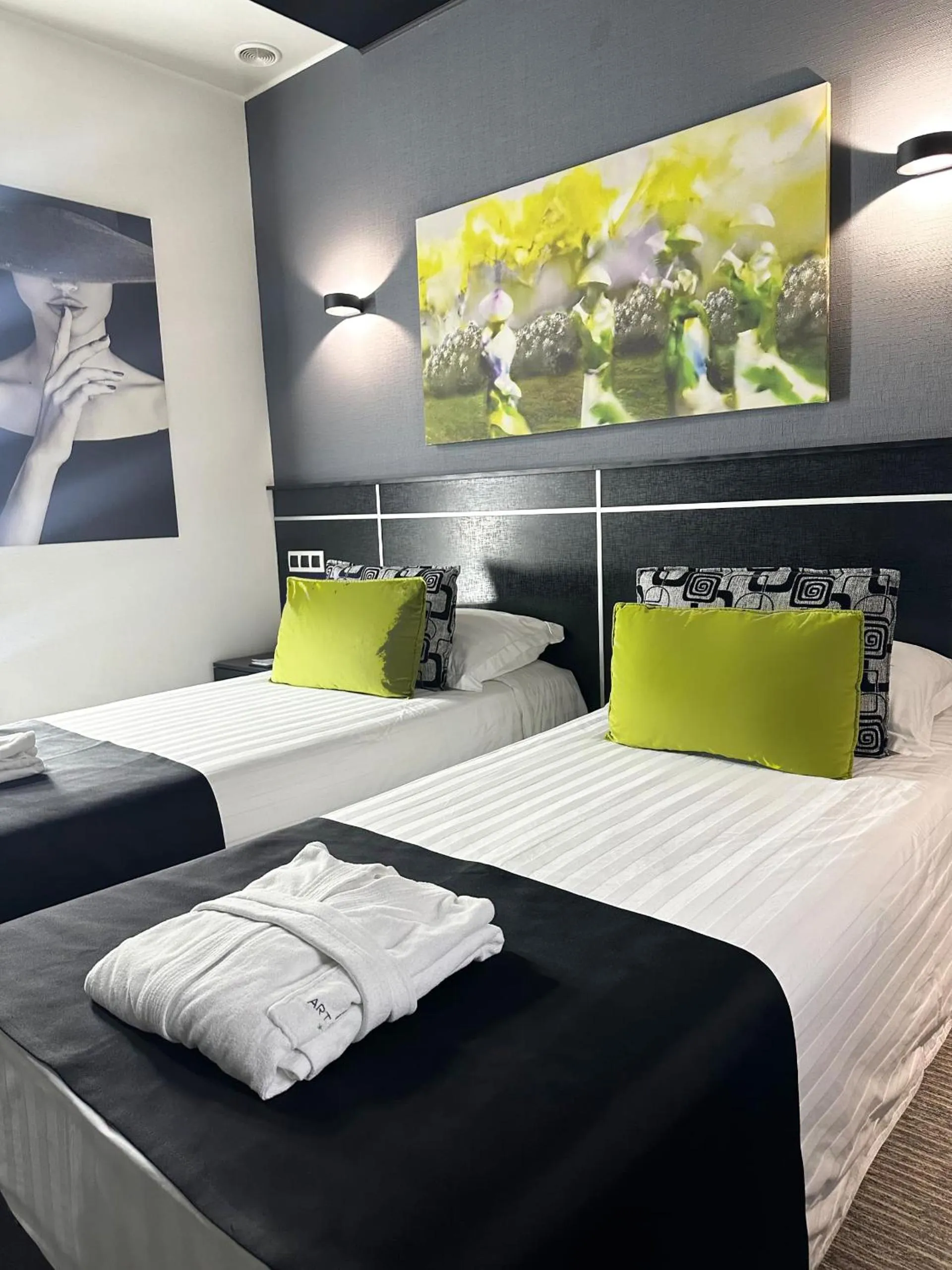 Bed in Art Hotel Bishkek