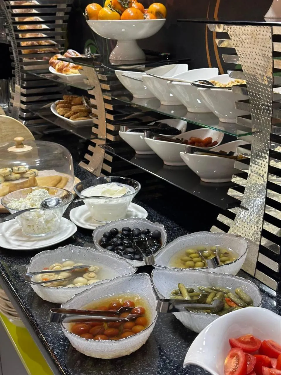 Buffet breakfast in Art Hotel Bishkek