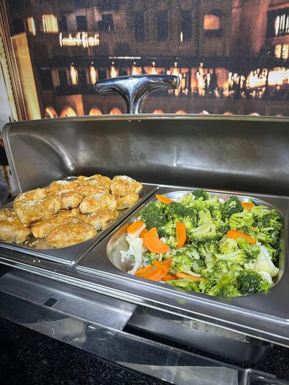 Buffet breakfast in Art Hotel Bishkek