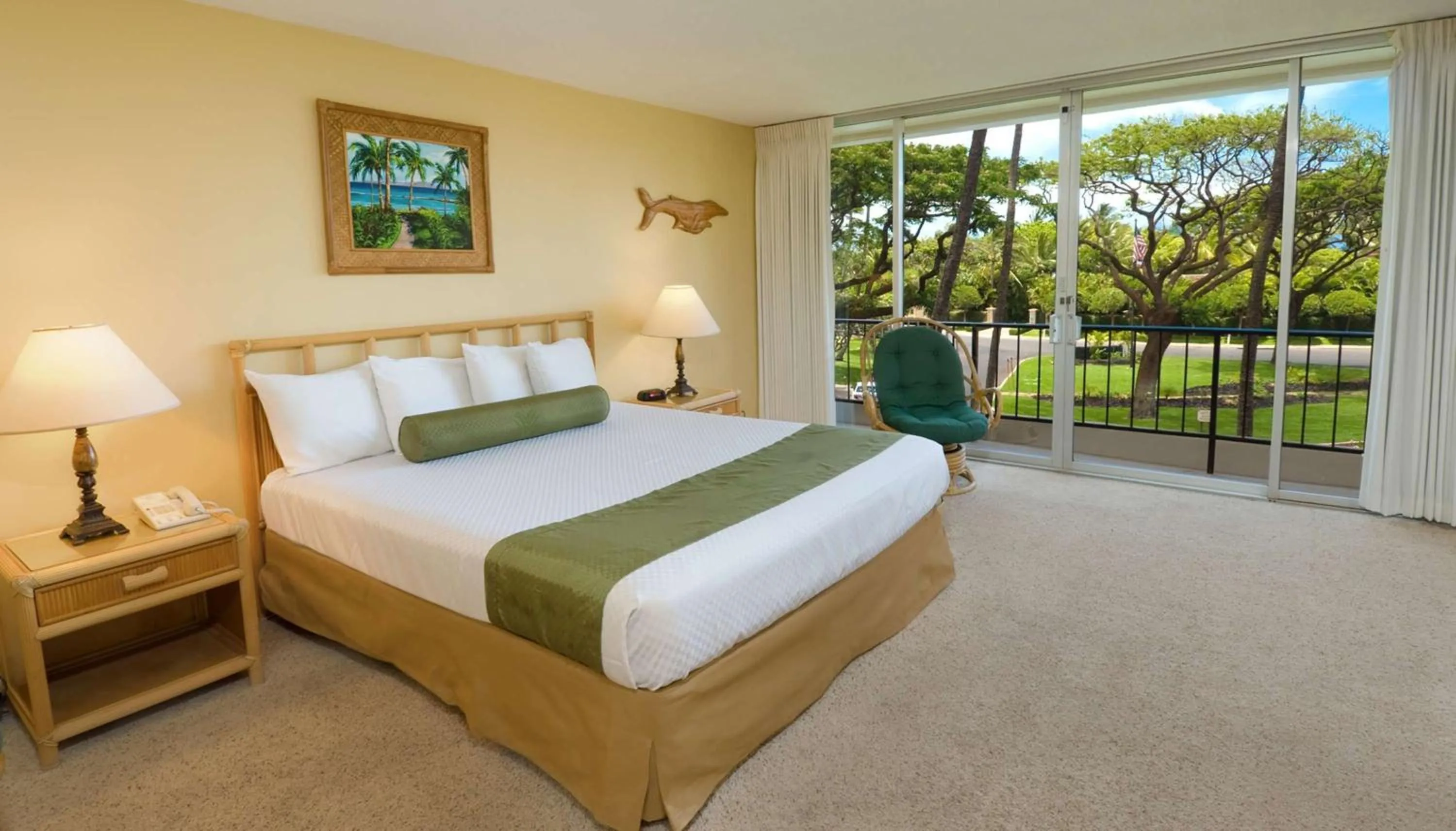 Bed in Aston Maui Kaanapali Villas