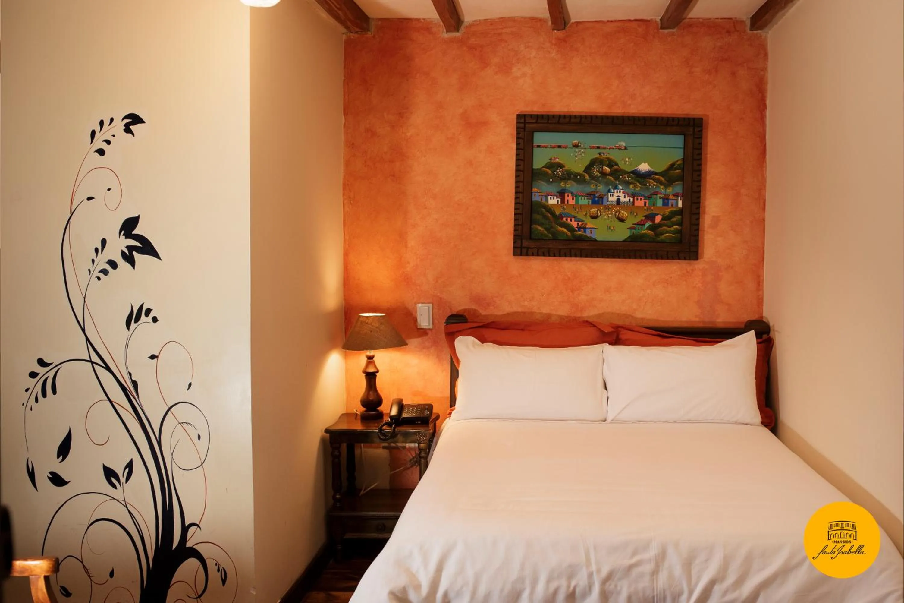 Bed in Hotel Spa Mansion Santa Isabella